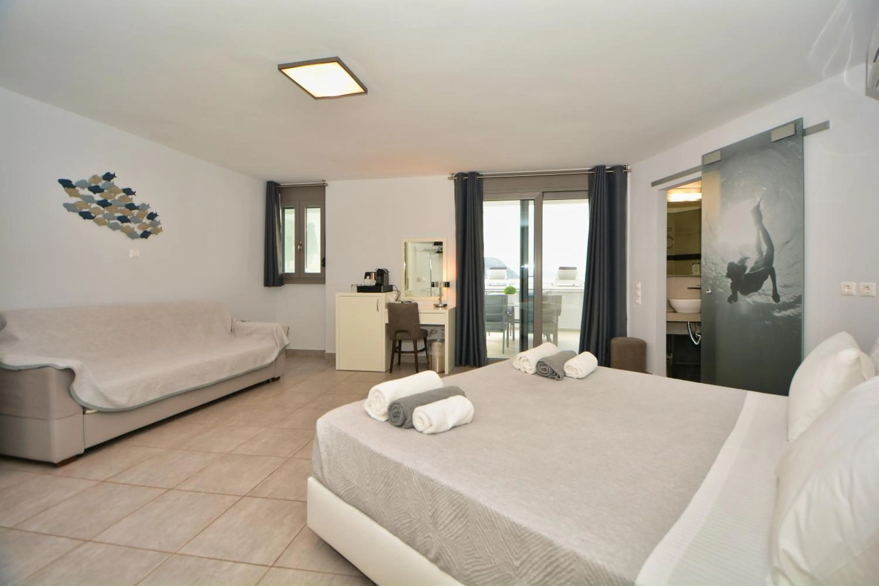 Bed in Dardiza Boutique Hotel