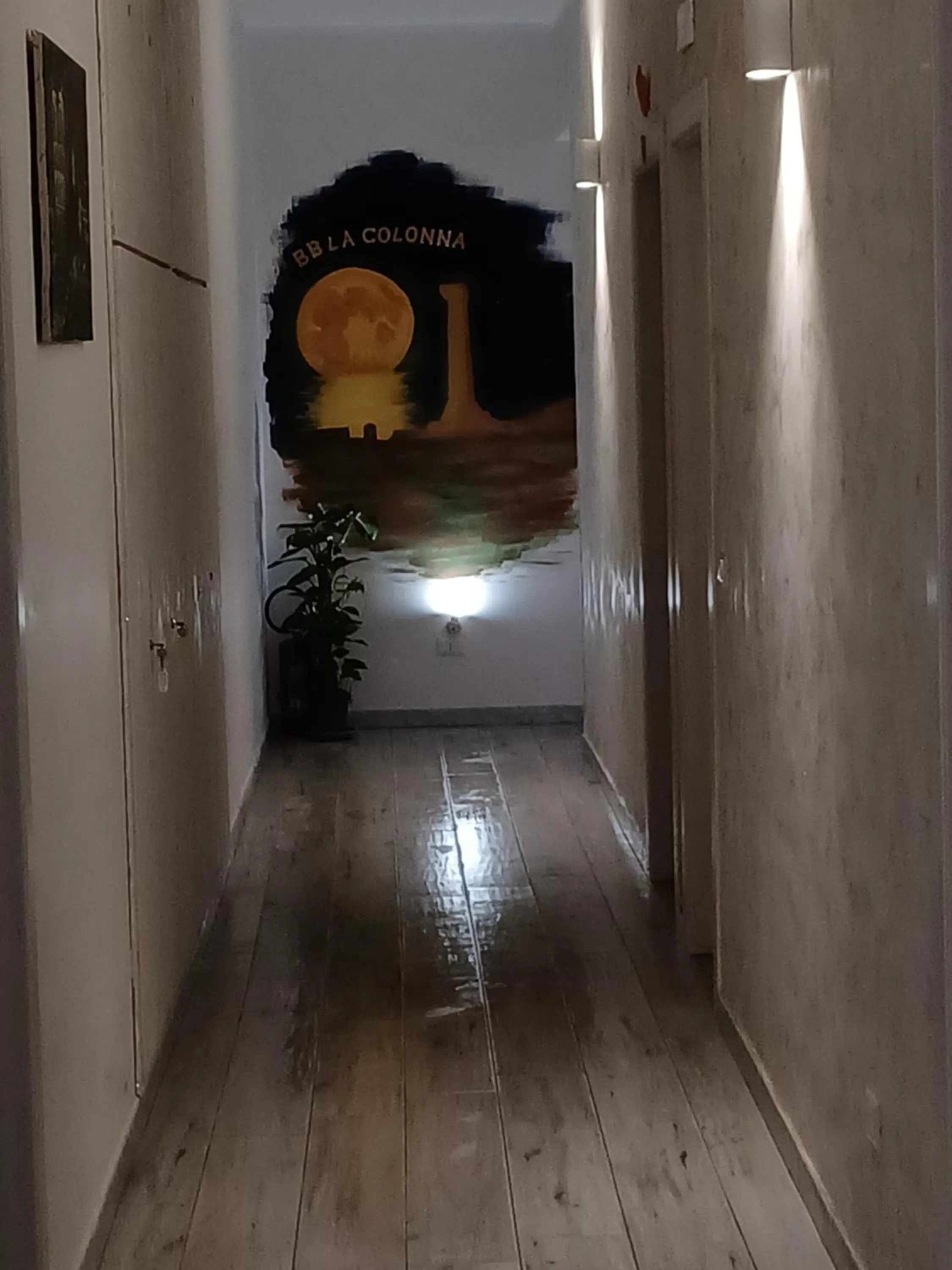 Facade/entrance in B&B La Colonna