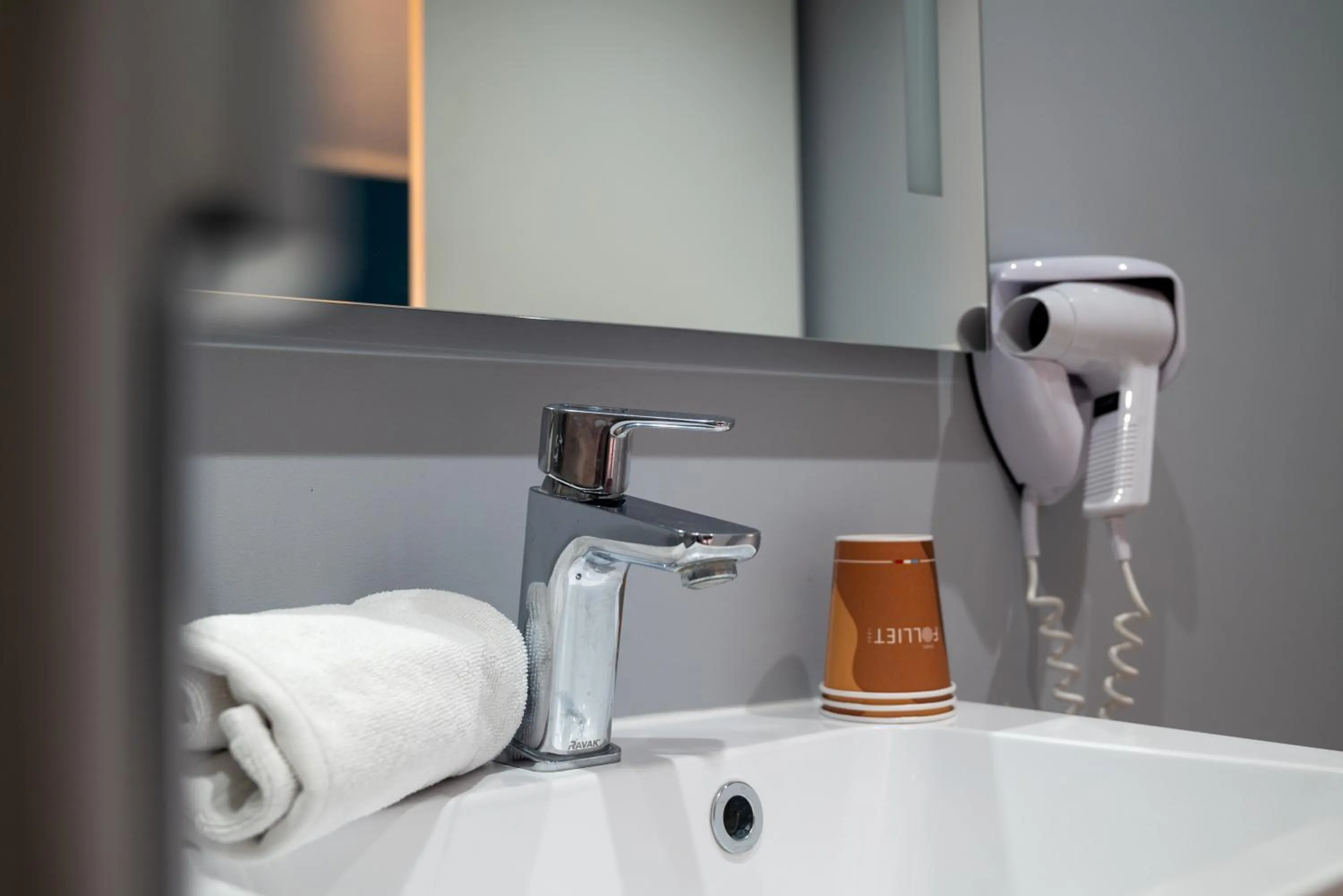 Bathroom in Initial by Balladins Lyon Villefranche-sur-Saône