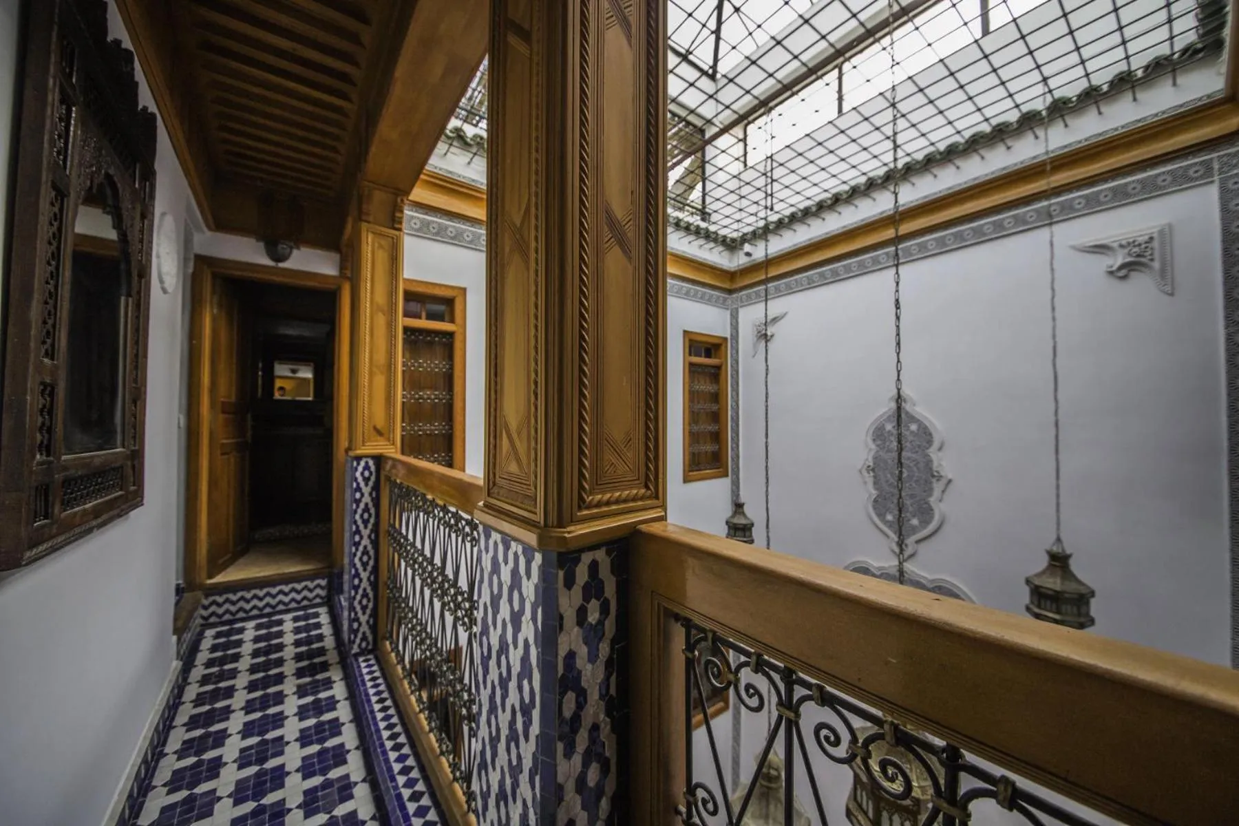 Patio in Fès Riad Scalia Traditional Guesthouse Morocco