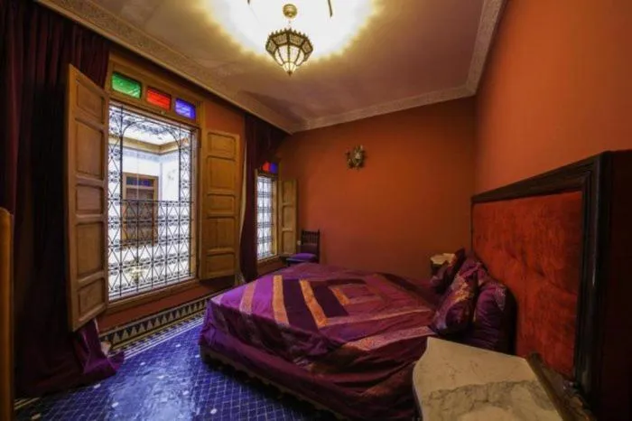 Double or Twin Room with Garden View in Fès Riad Scalia Traditional Guesthouse Morocco