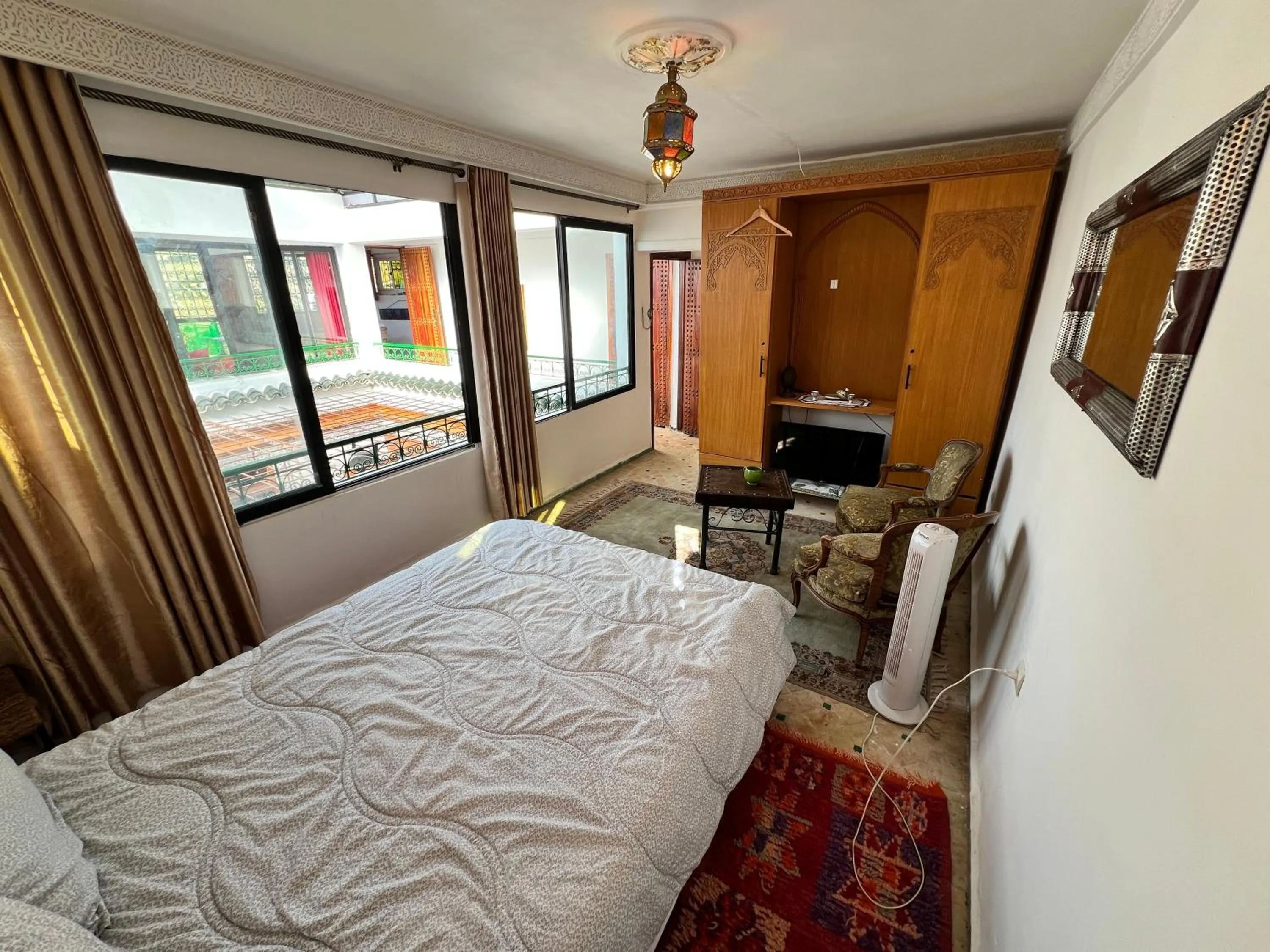 Bed in Fès Riad Scalia Traditional Guesthouse Morocco