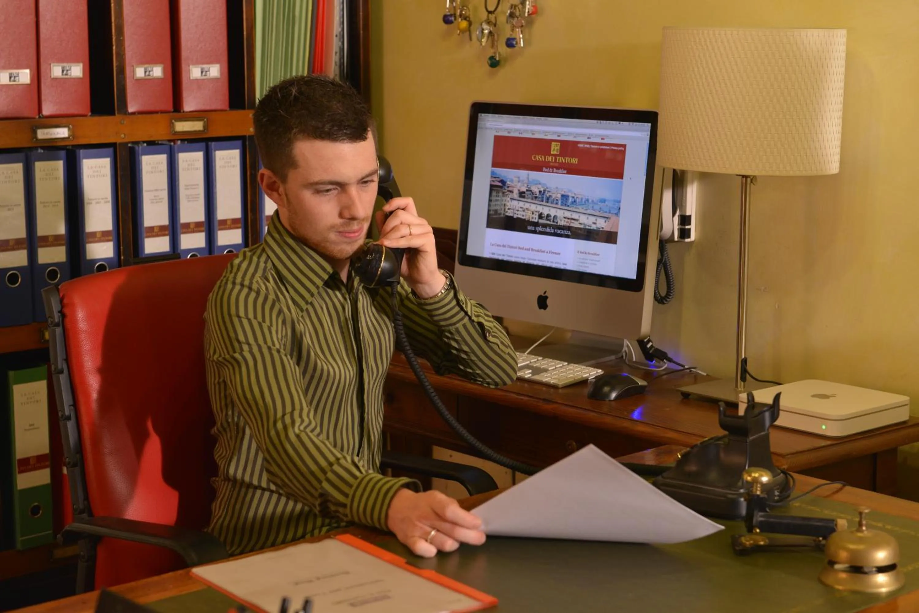 Lobby or reception in B&B La Casa dei Tintori
