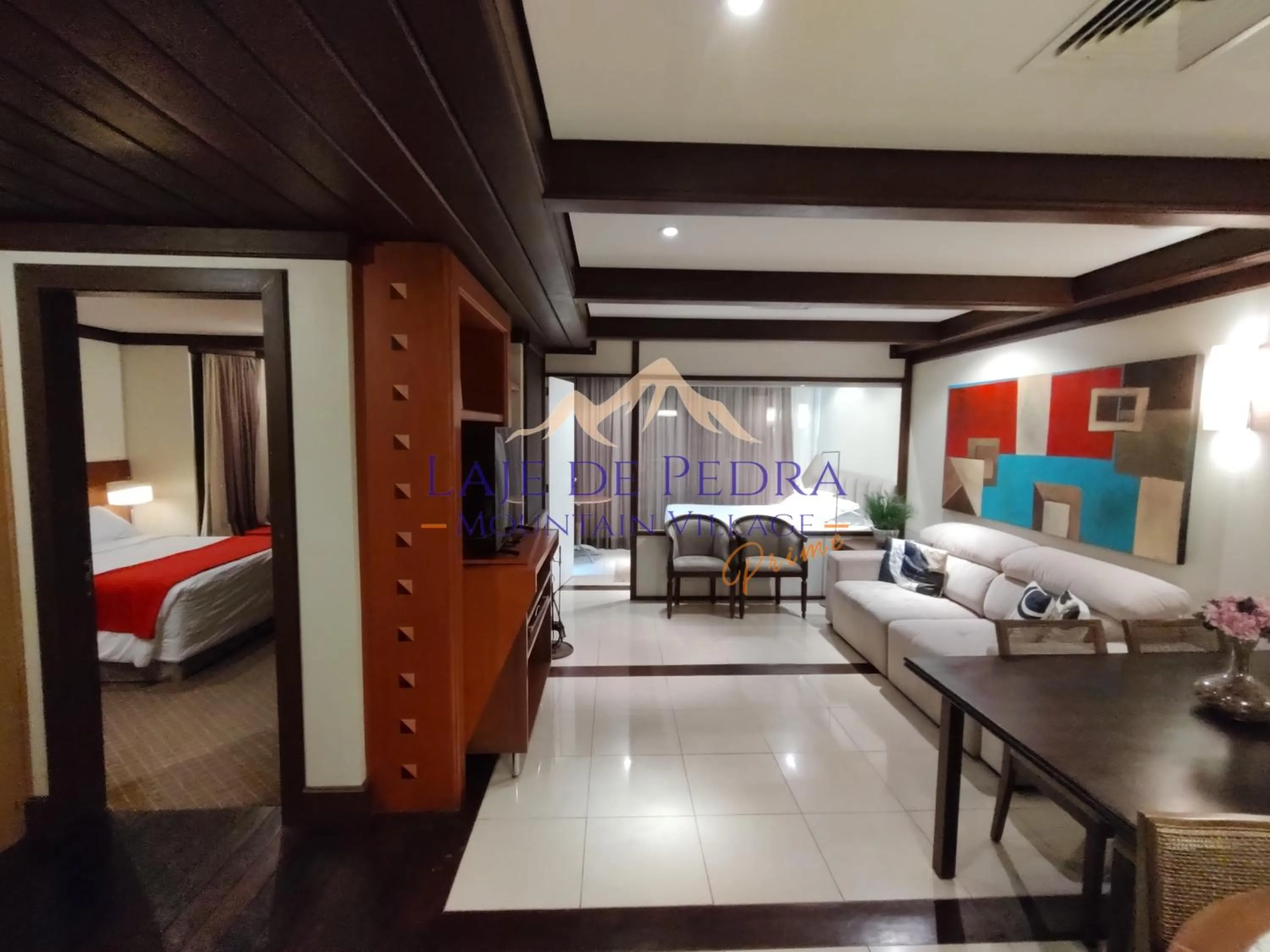 Living room, Bed in Laje de Pedra Mountain VillagePrime