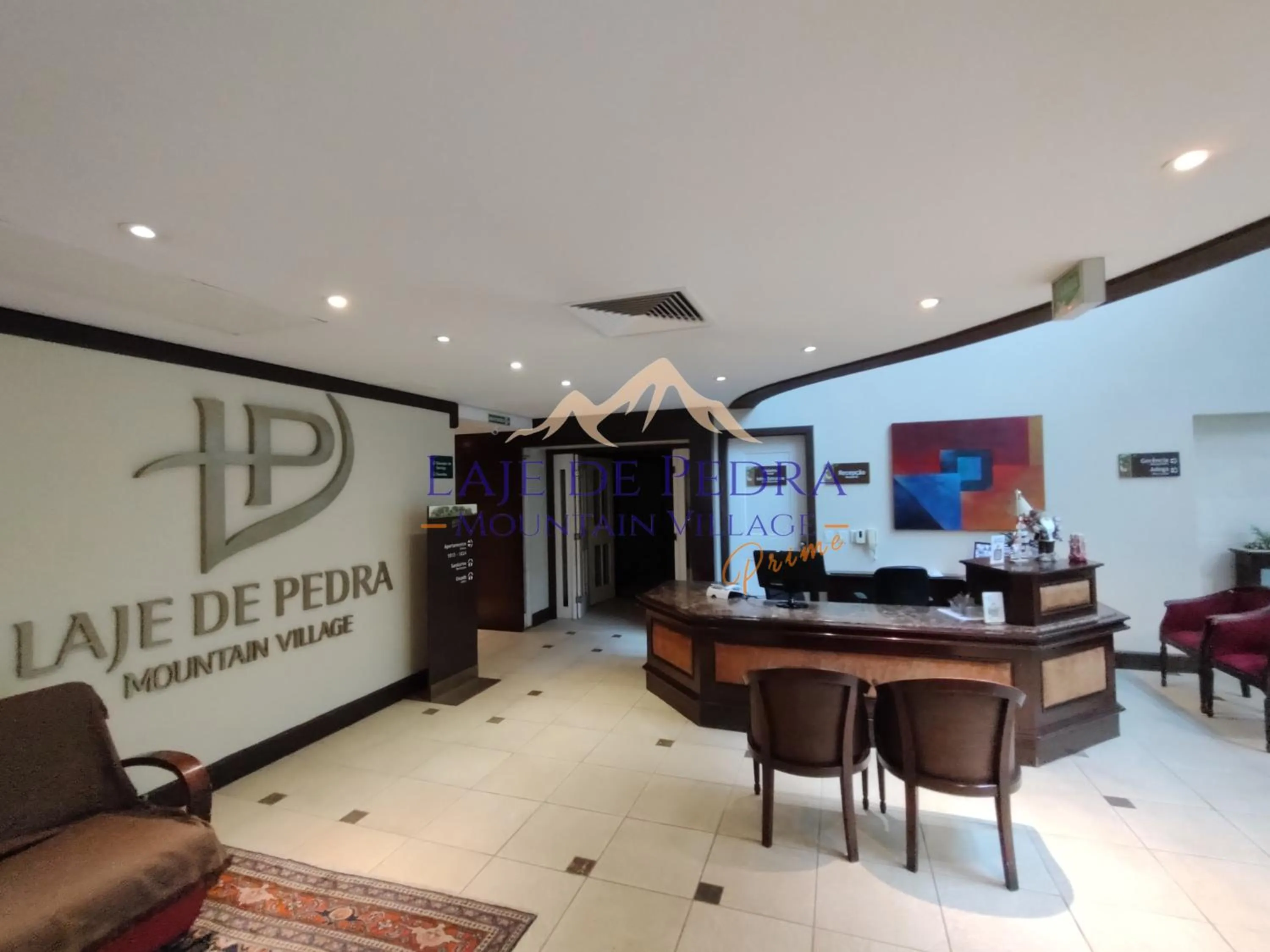 Lobby or reception in Laje de Pedra Mountain VillagePrime