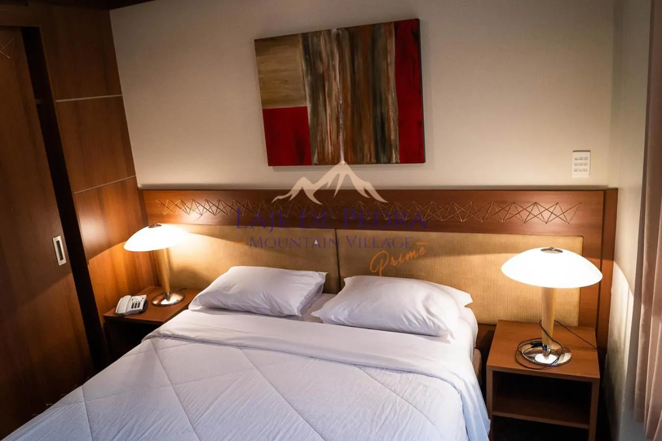 Bed in Laje de Pedra Mountain VillagePrime