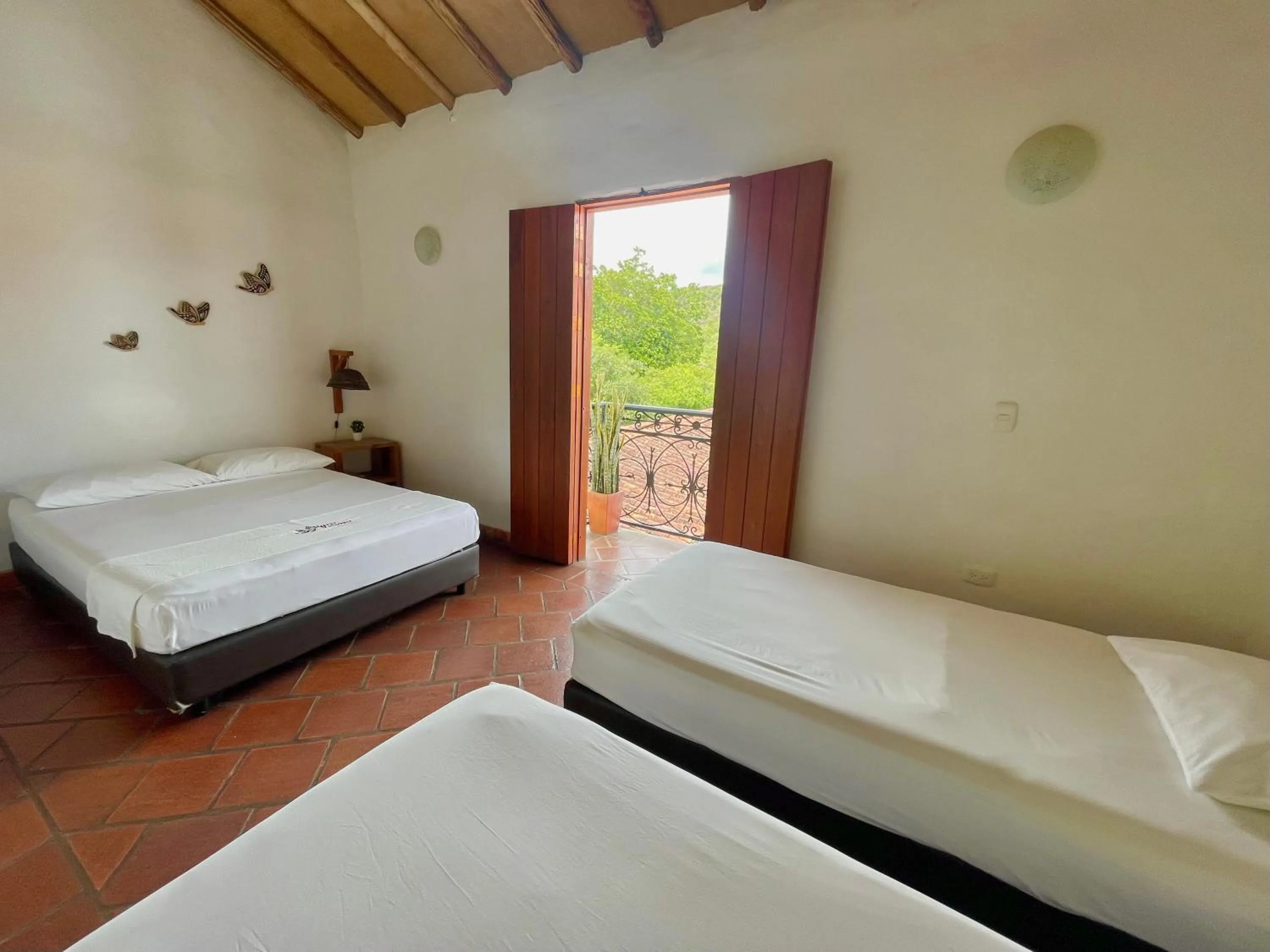 Bed in Hotel Victoria Barichara