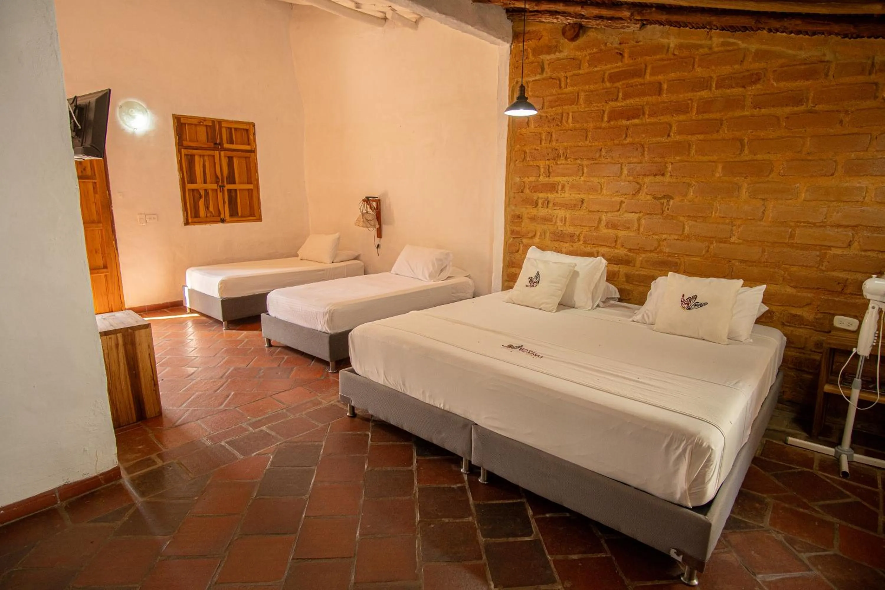 Bed in Hotel Victoria Barichara