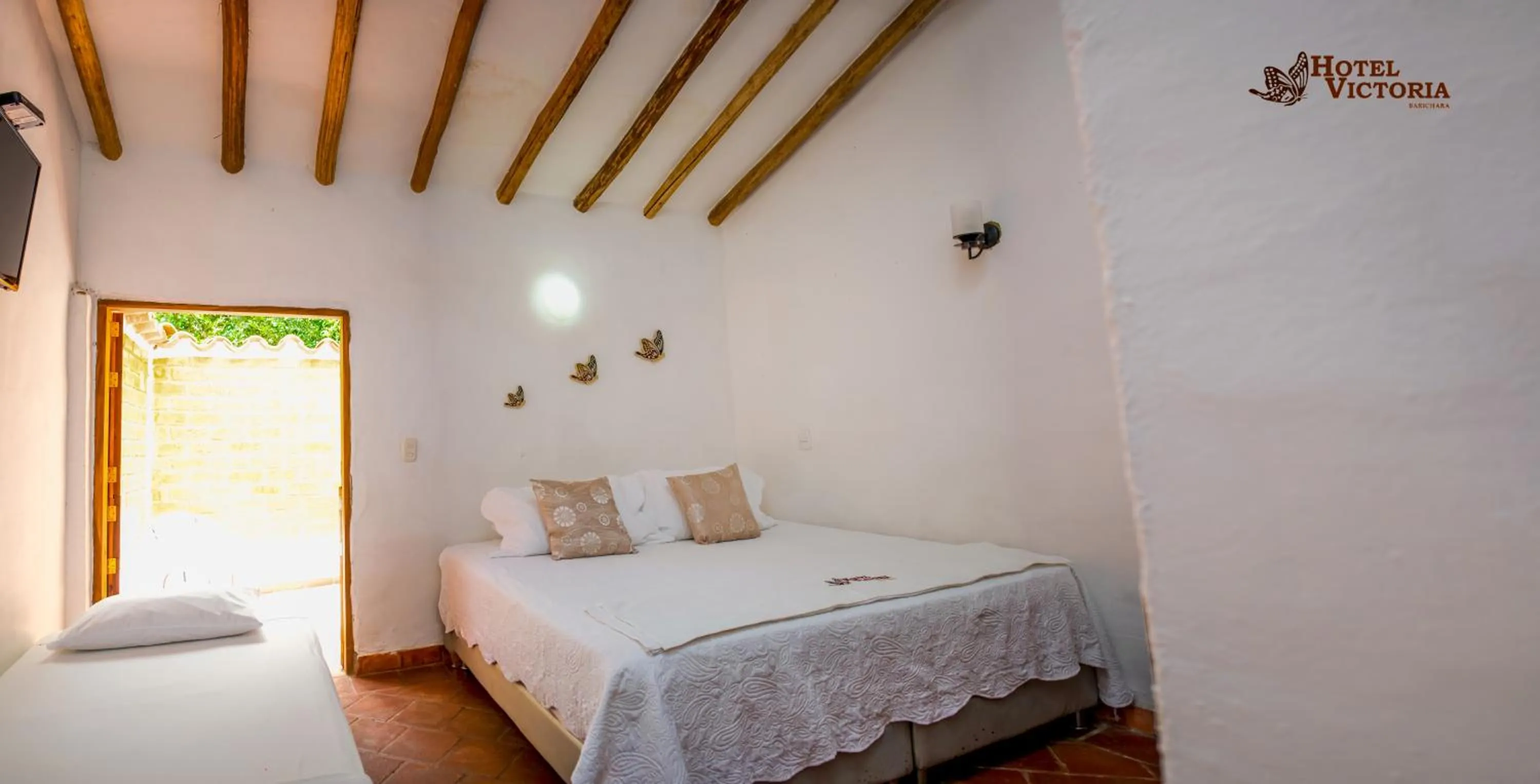 Bed in Hotel Victoria Barichara