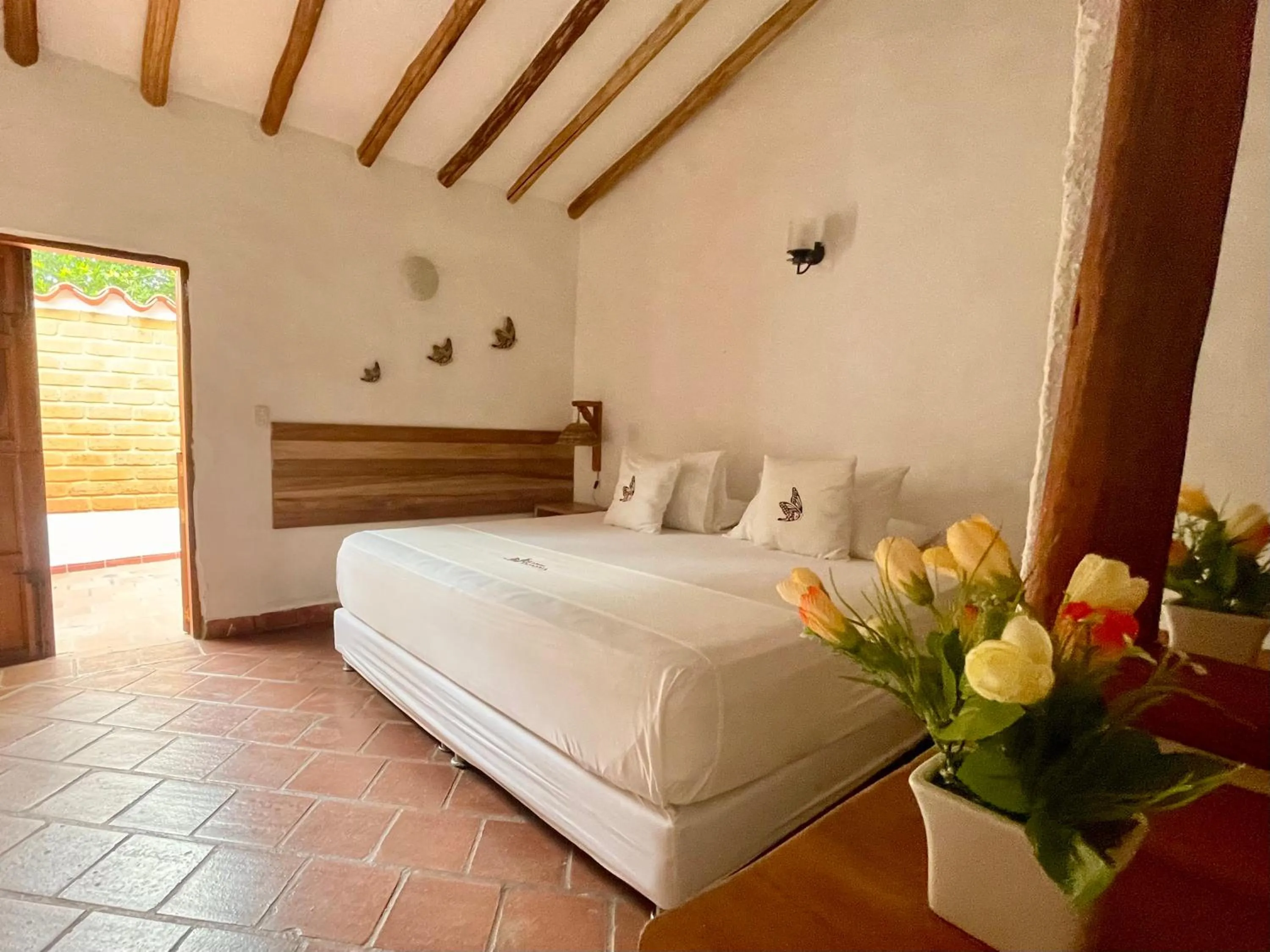 Bed in Hotel Victoria Barichara