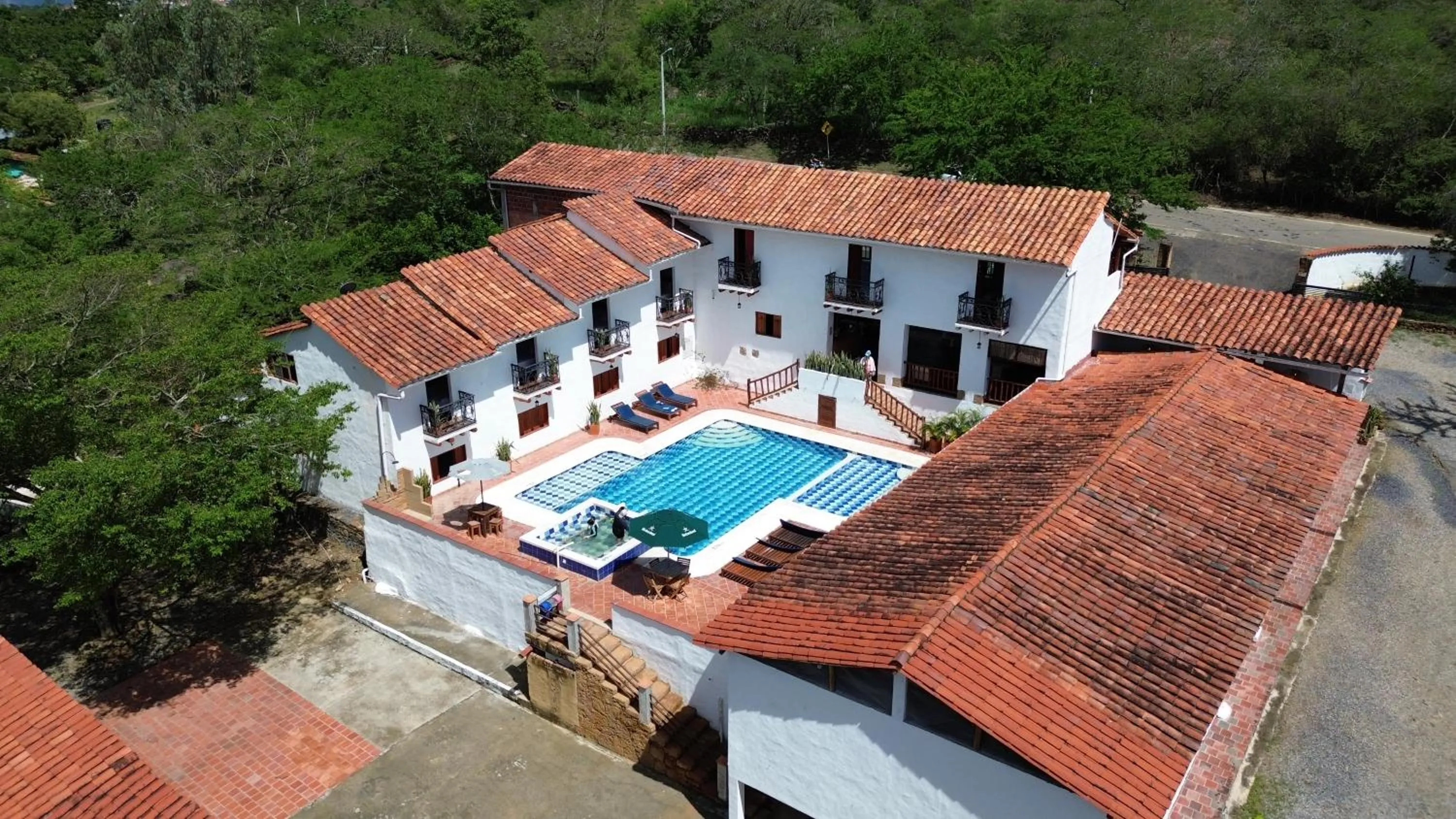 Property building in Hotel Victoria Barichara