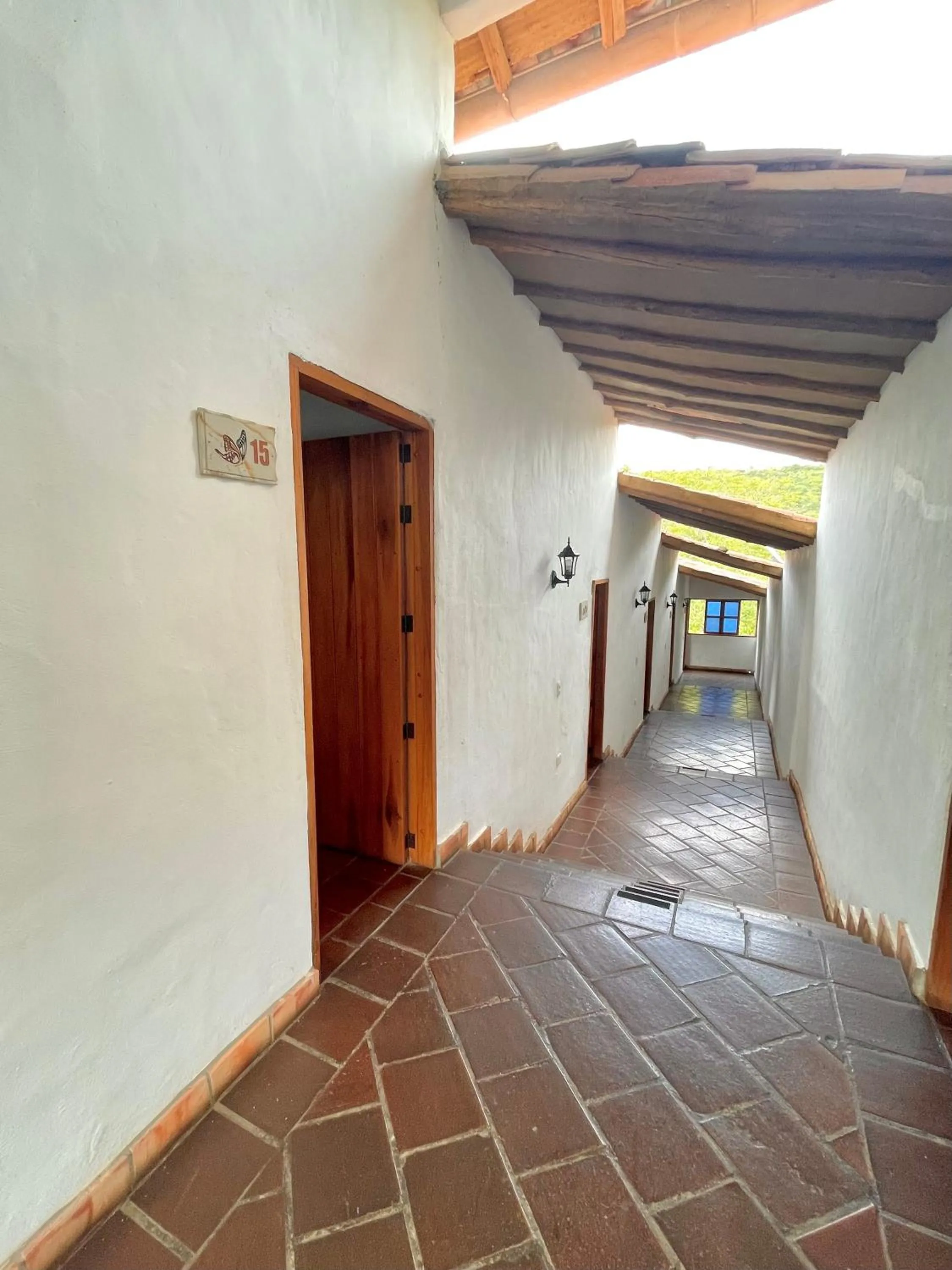 Patio in Hotel Victoria Barichara