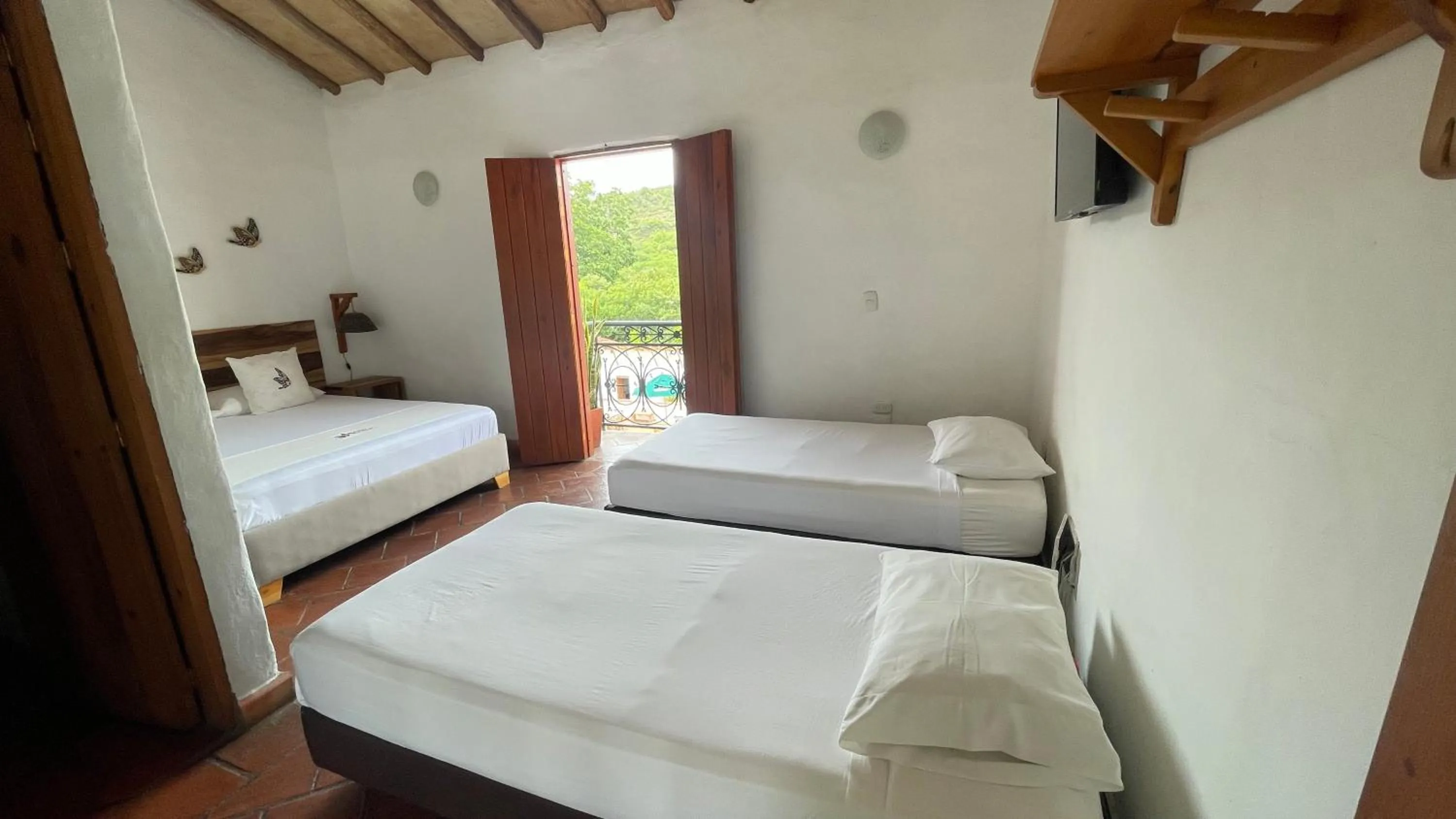 Bed in Hotel Victoria Barichara