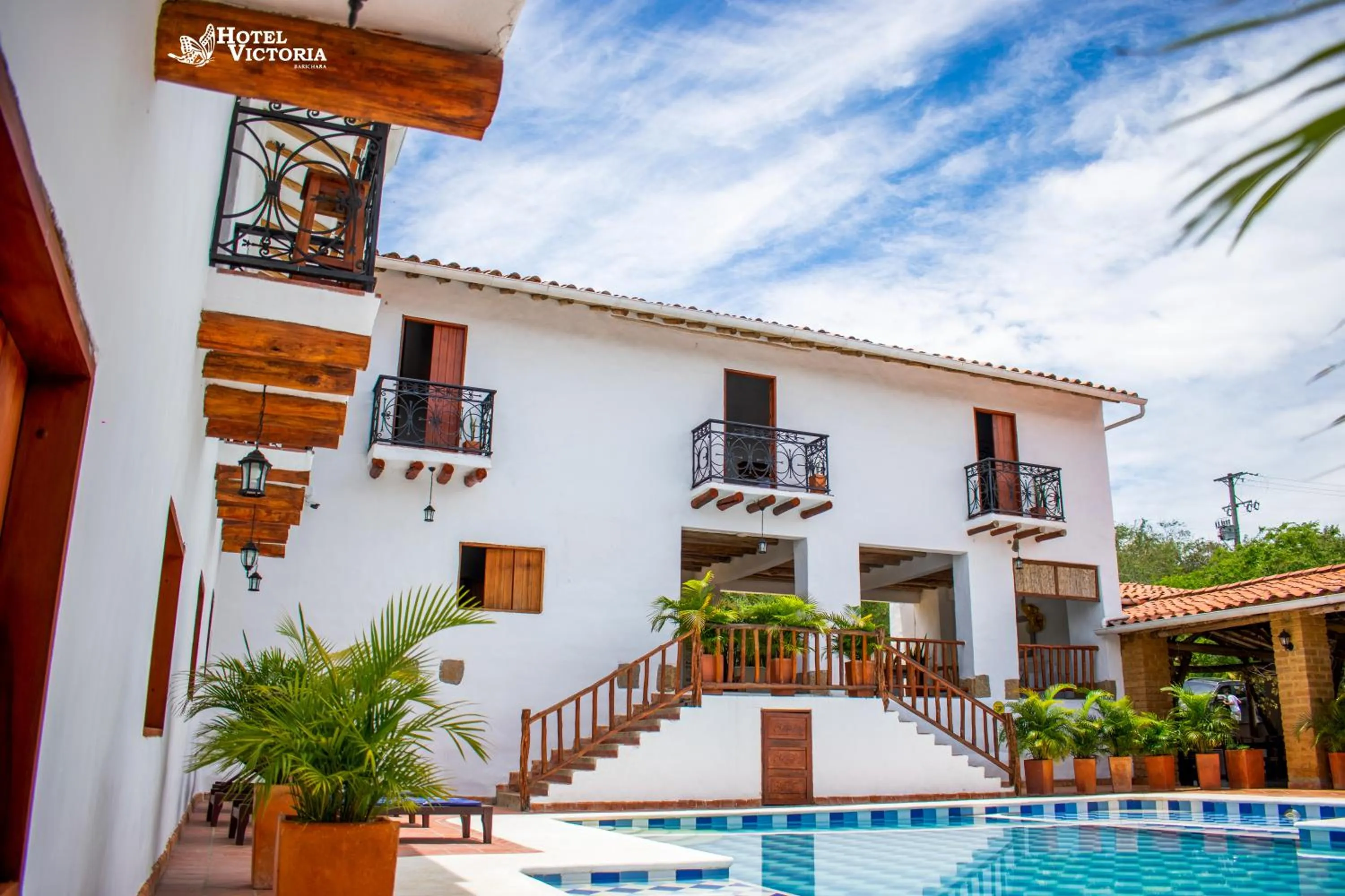 Property building in Hotel Victoria Barichara