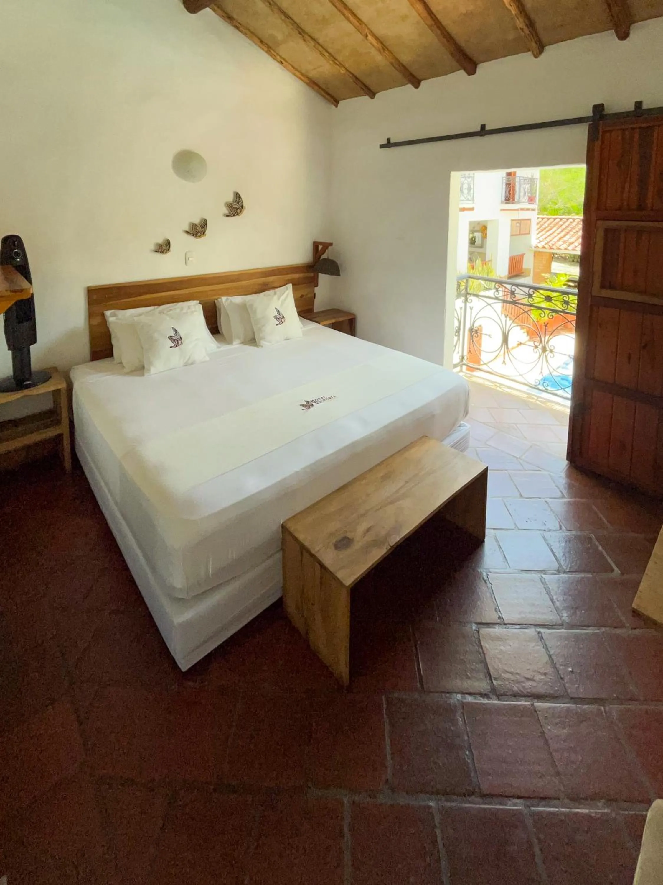 Bed in Hotel Victoria Barichara