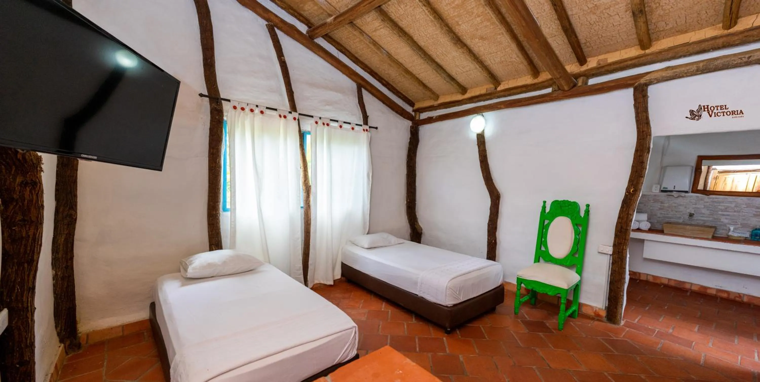 Bed in Hotel Victoria Barichara