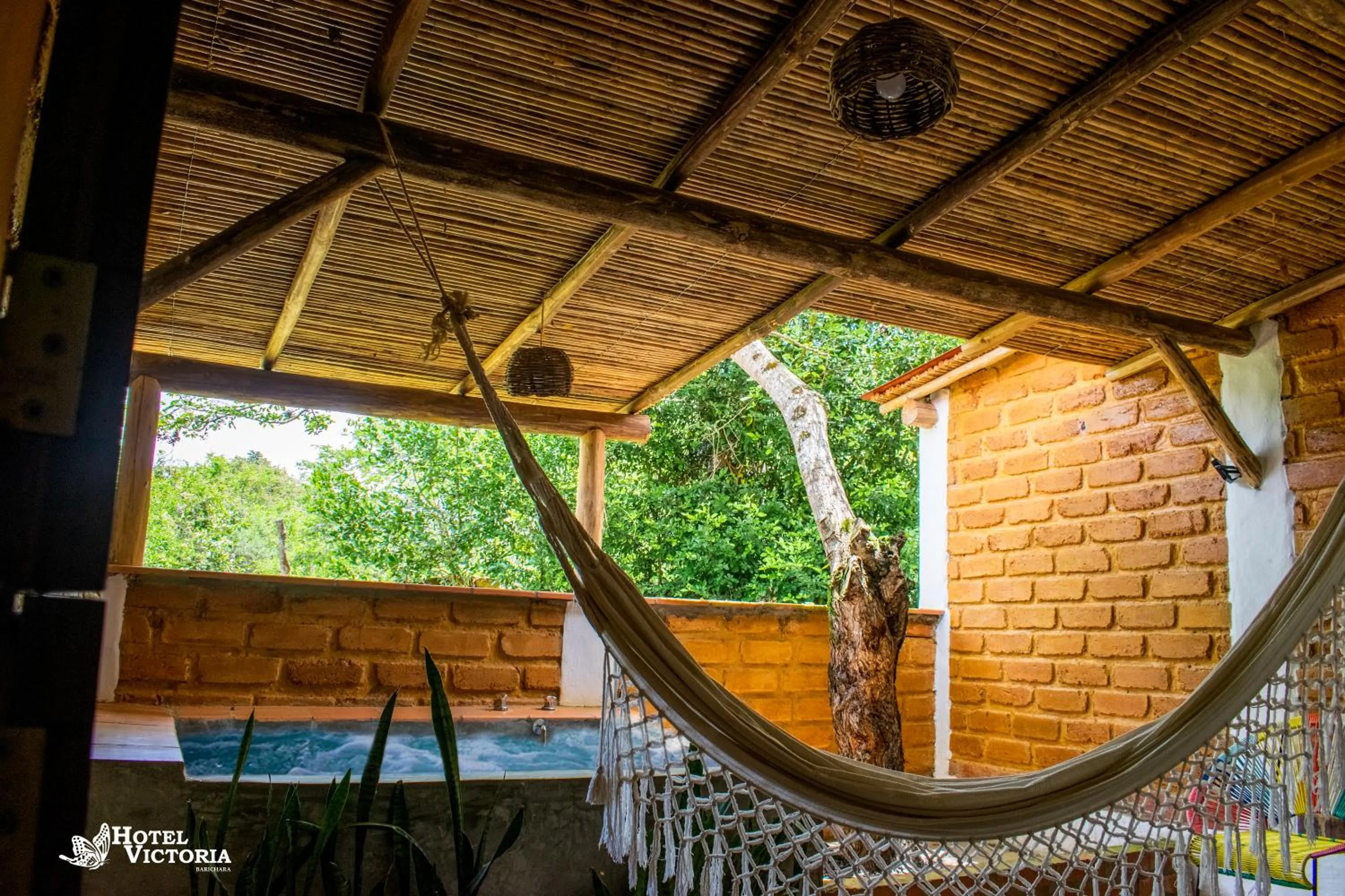Patio in Hotel Victoria Barichara
