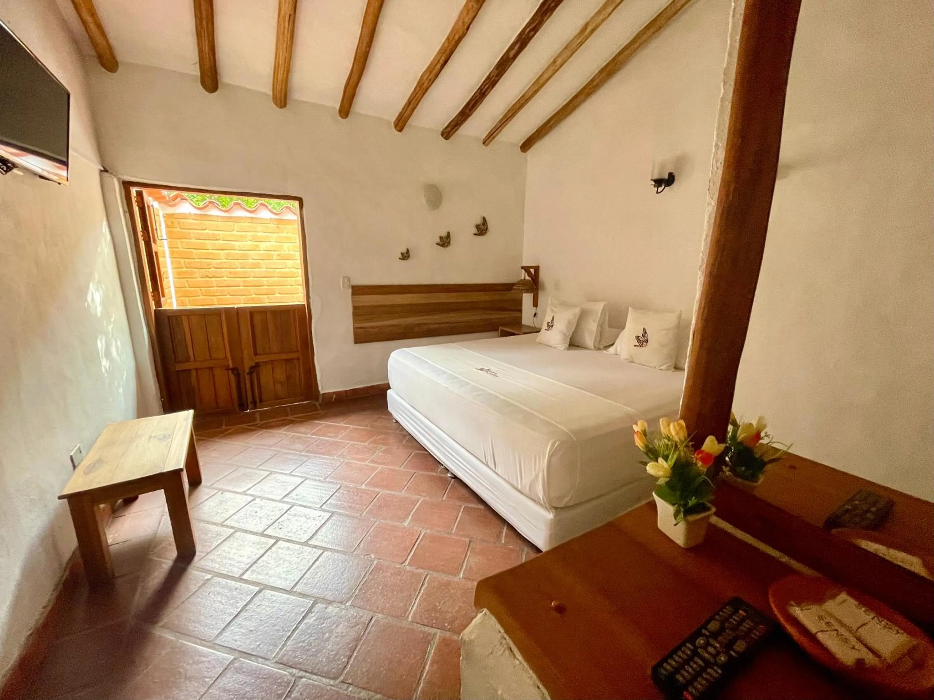 Photo of the whole room, Bed in Hotel Victoria Barichara