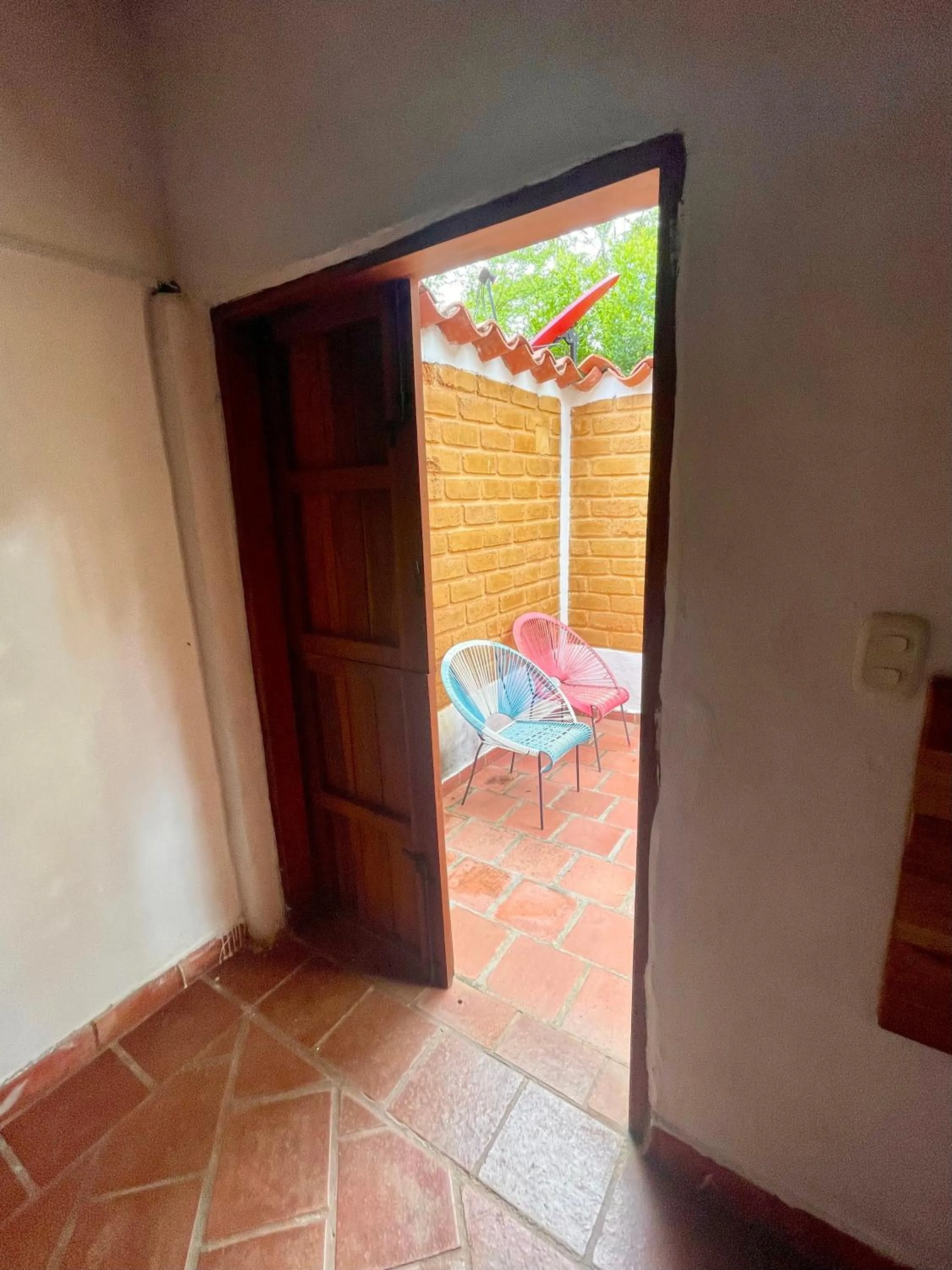 Patio in Hotel Victoria Barichara