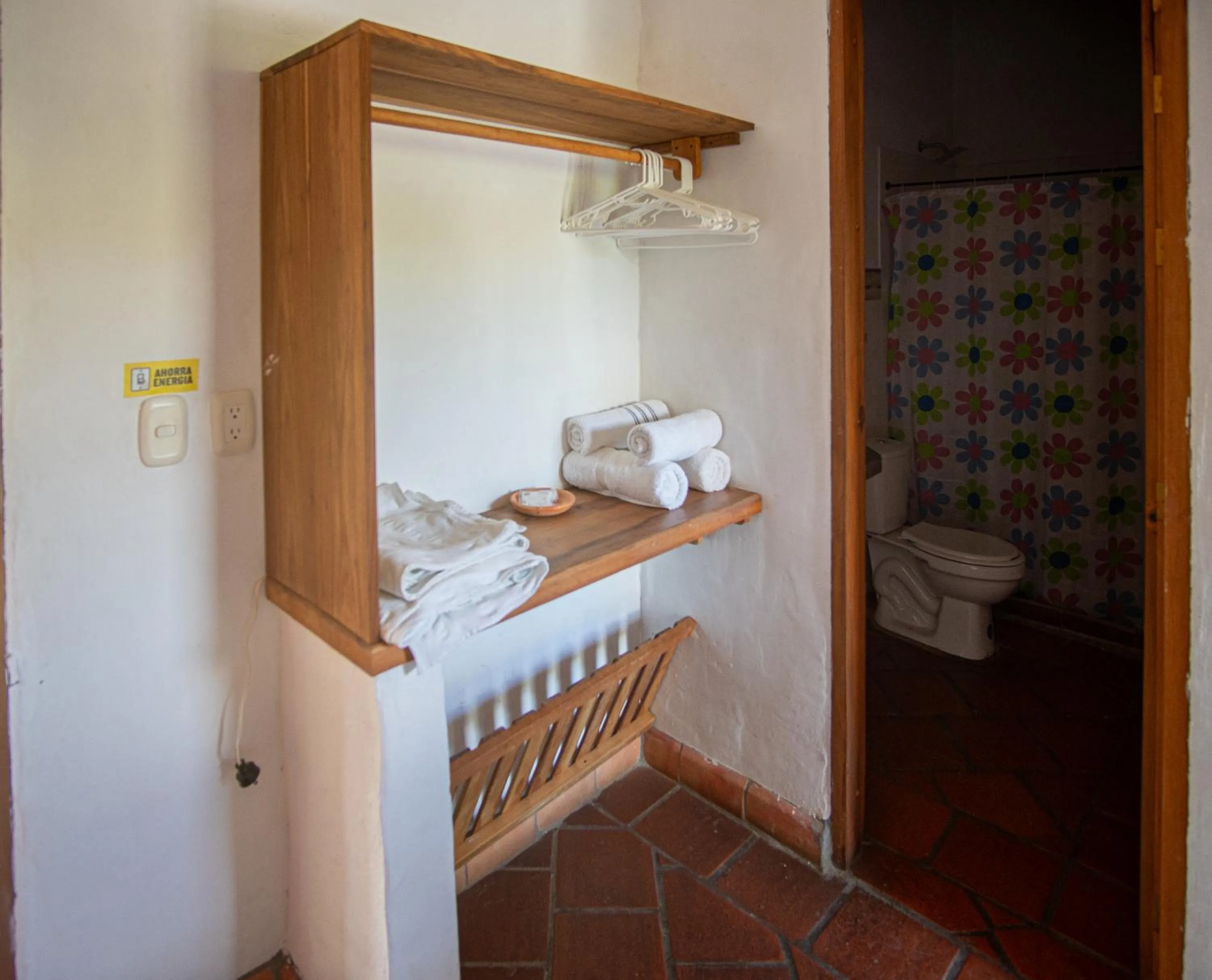 Toilet in Hotel Victoria Barichara