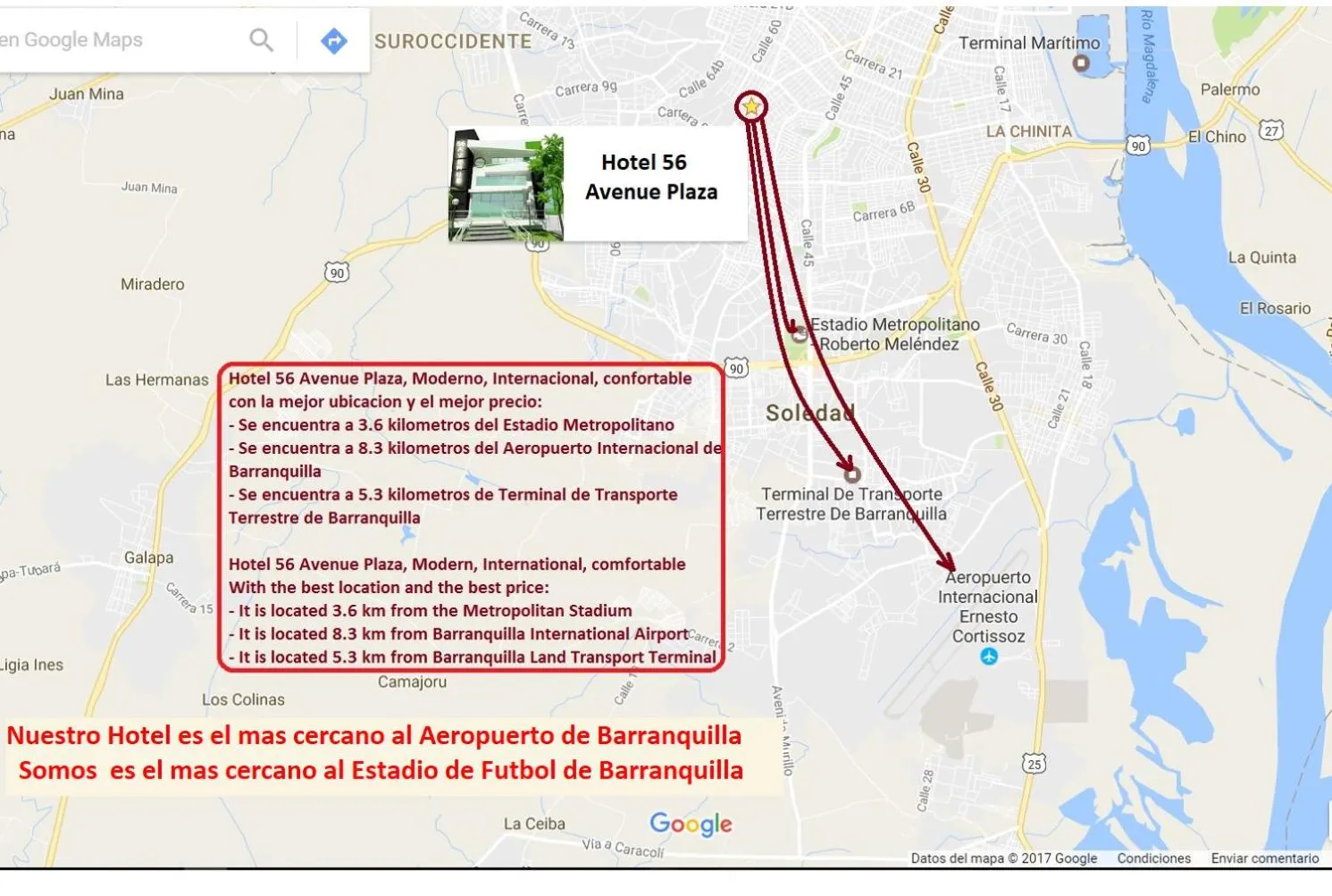 Property building in Hotel 56 Avenue Plaza