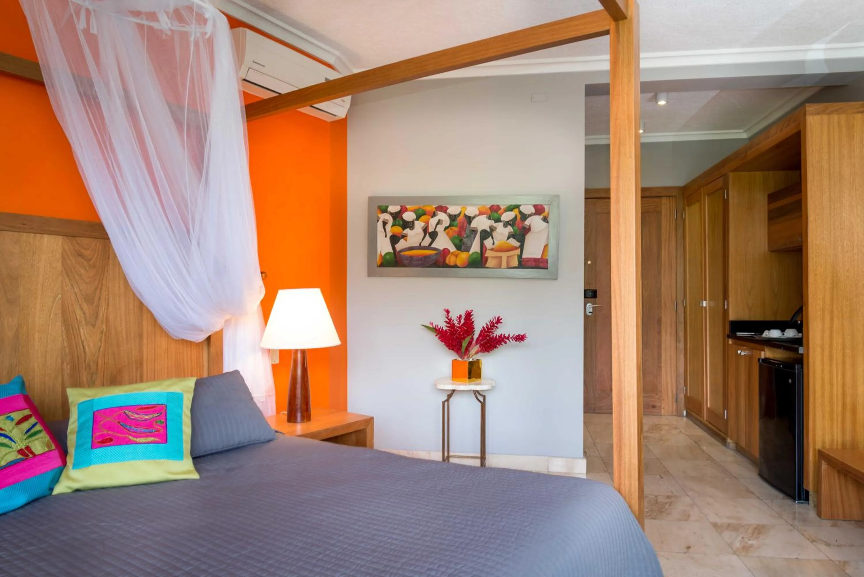 Bed in Hotel Montana