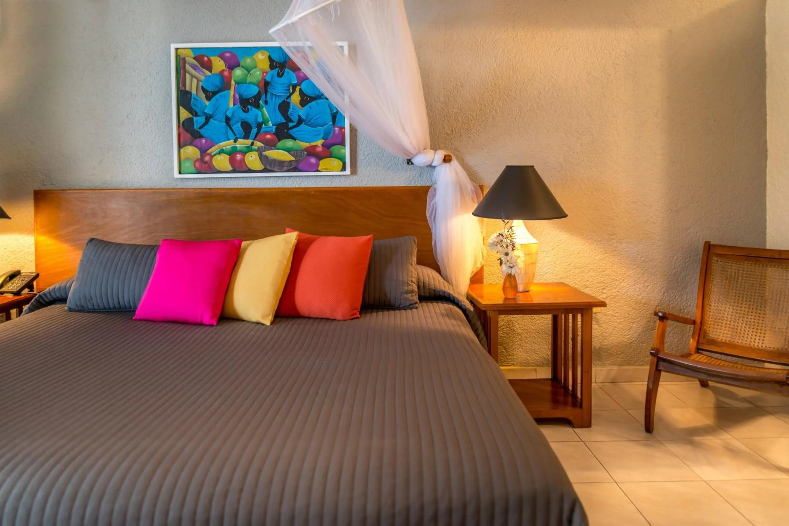 Bed in Hotel Montana