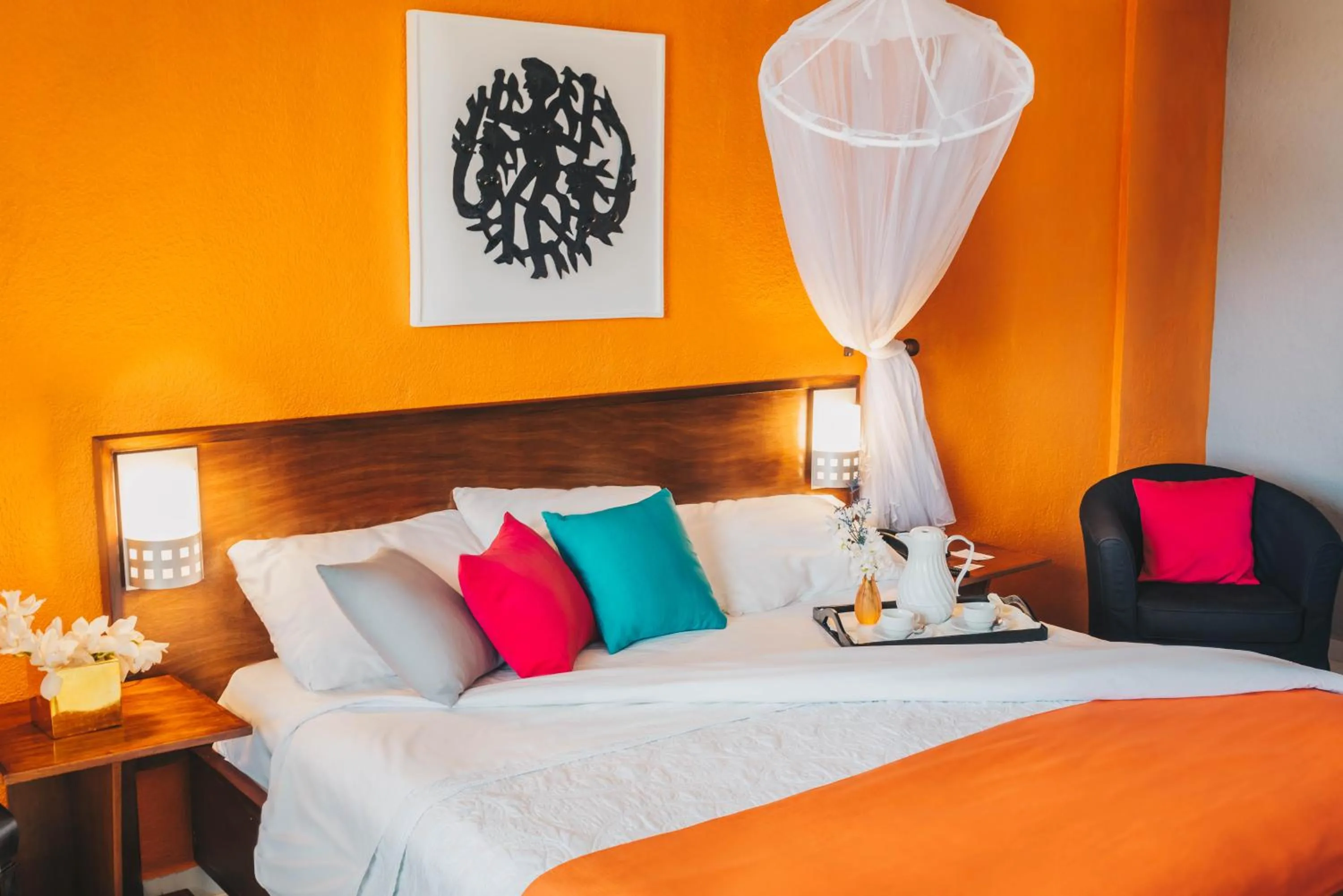 Bed in Hotel Montana