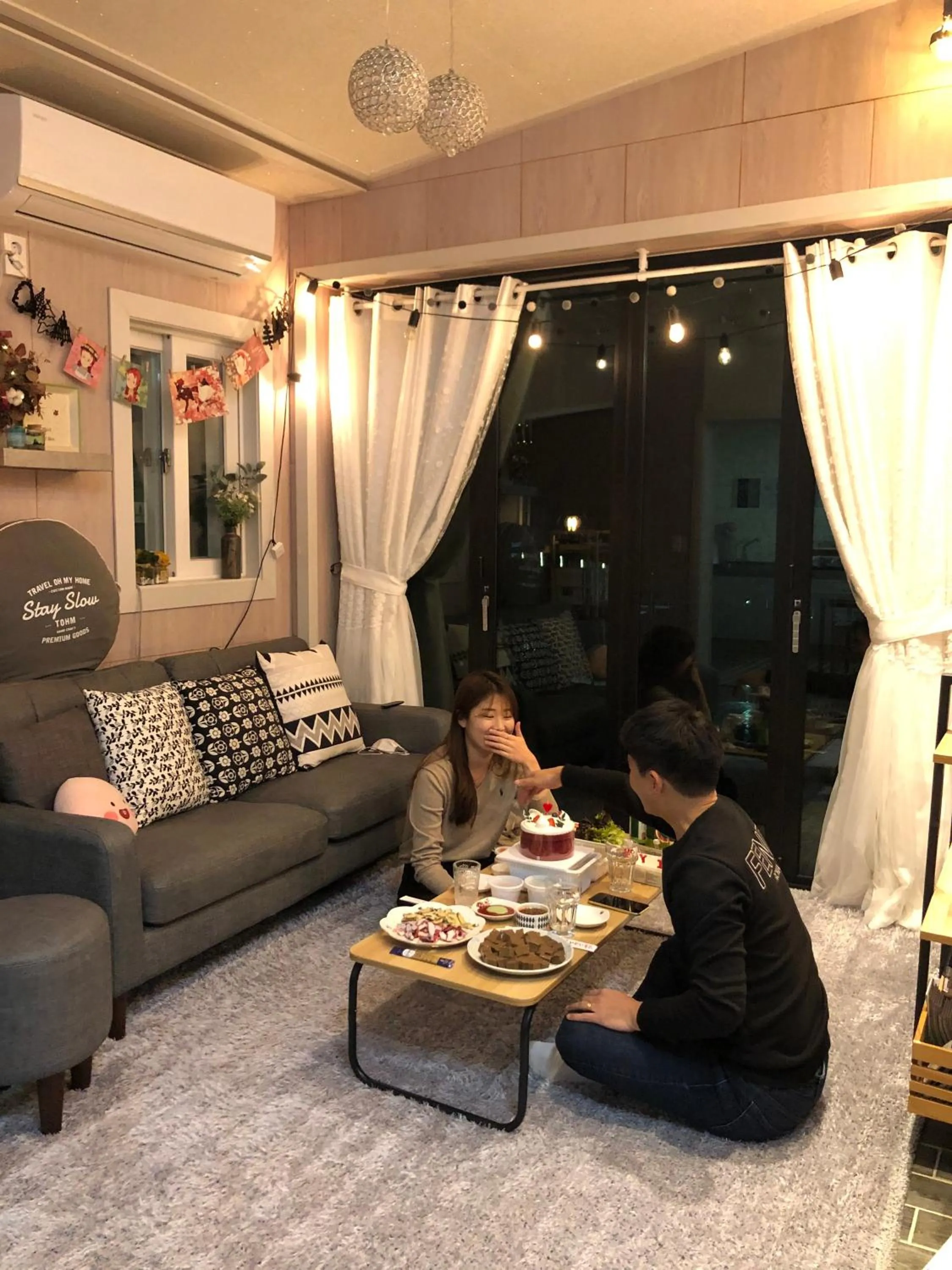 Living room in Us on Earth Guesthouse