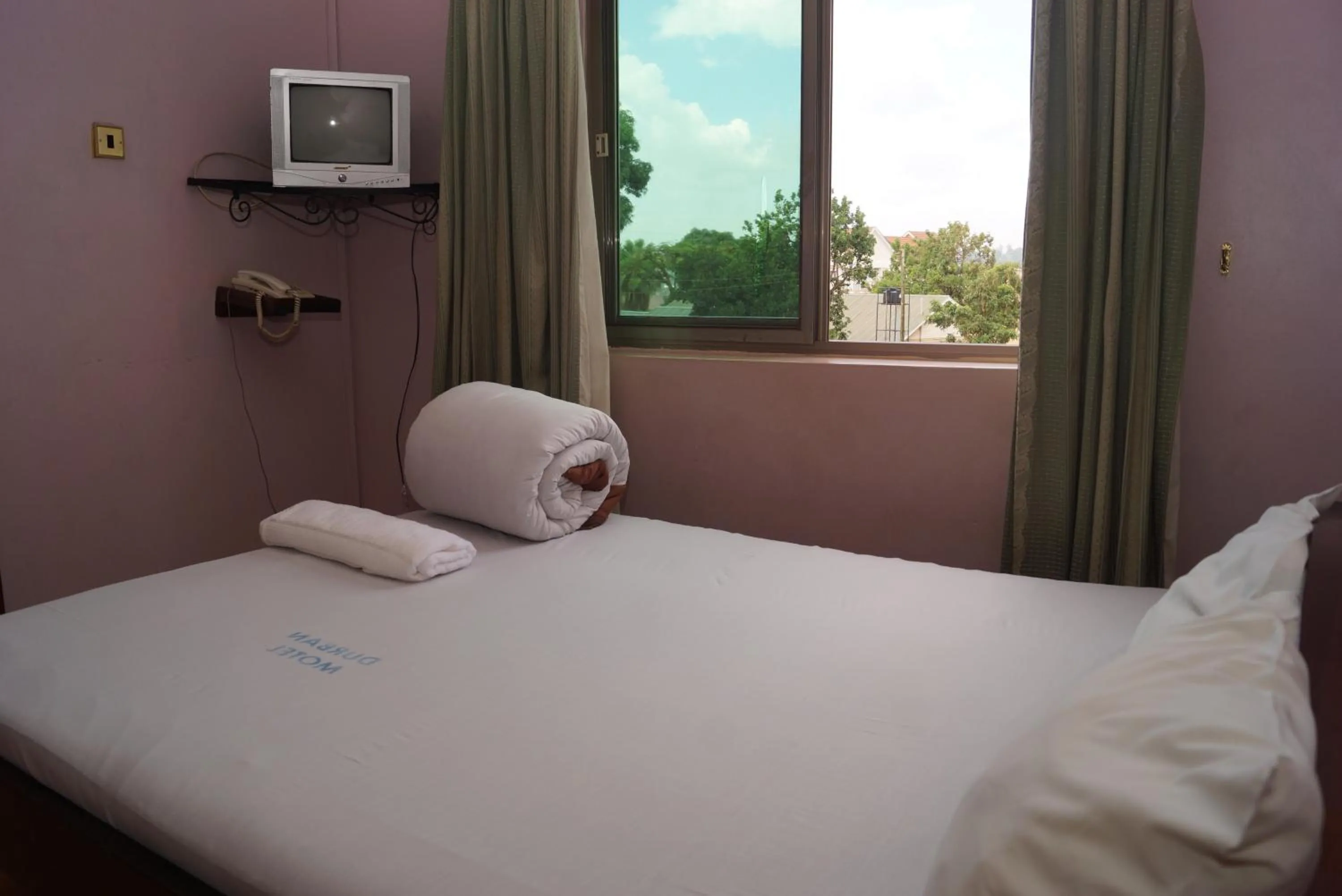 Bed in Durban Motel Najjanankumbi Kampala