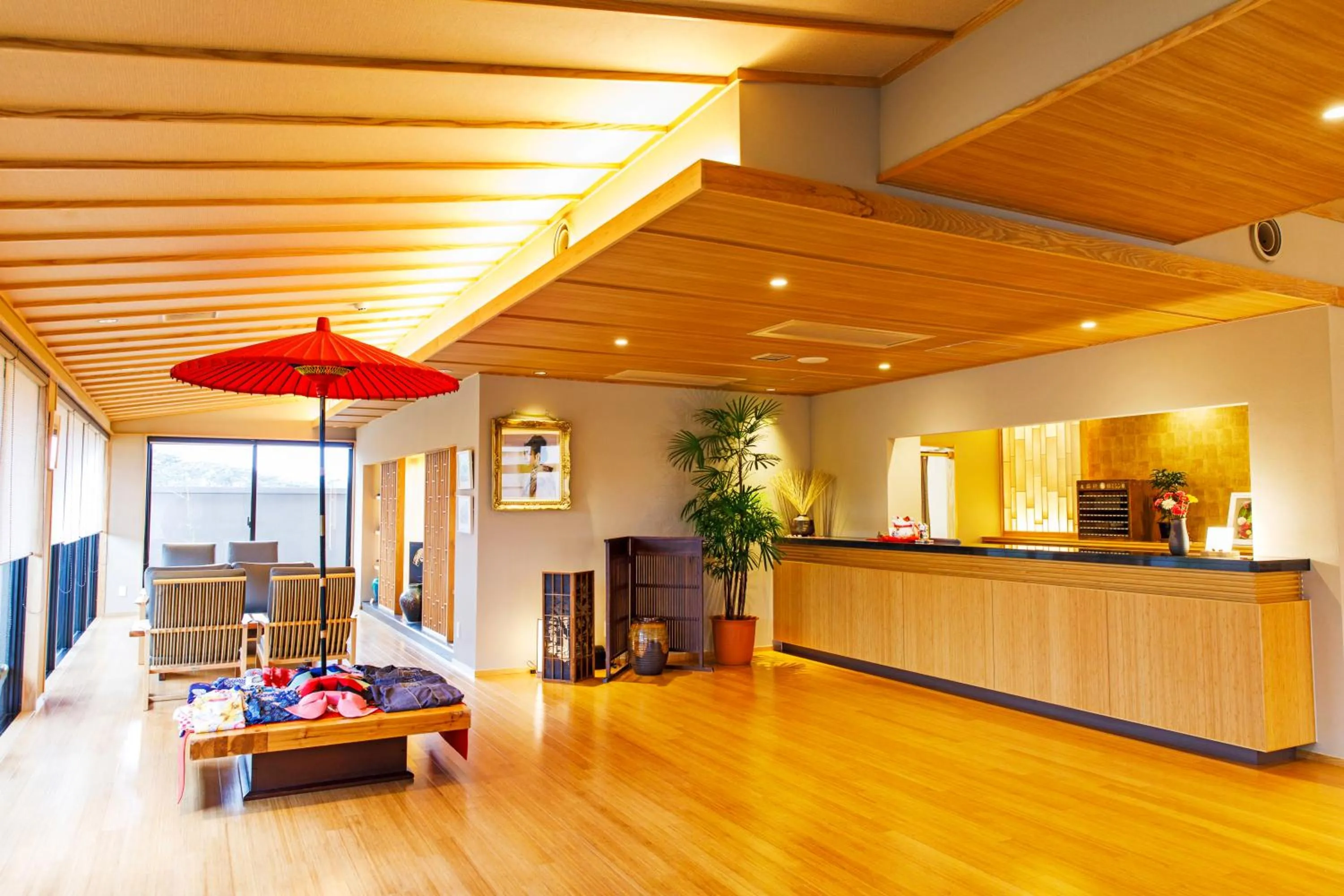 Lobby or reception in Umino Ryotei Okinawa Nakamasou