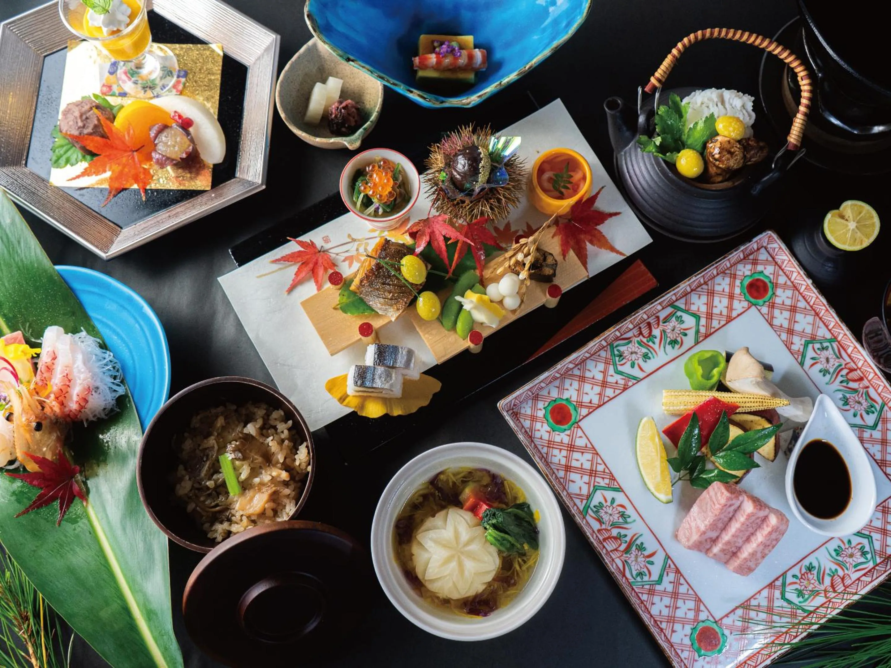 Food in Umino Ryotei Okinawa Nakamasou