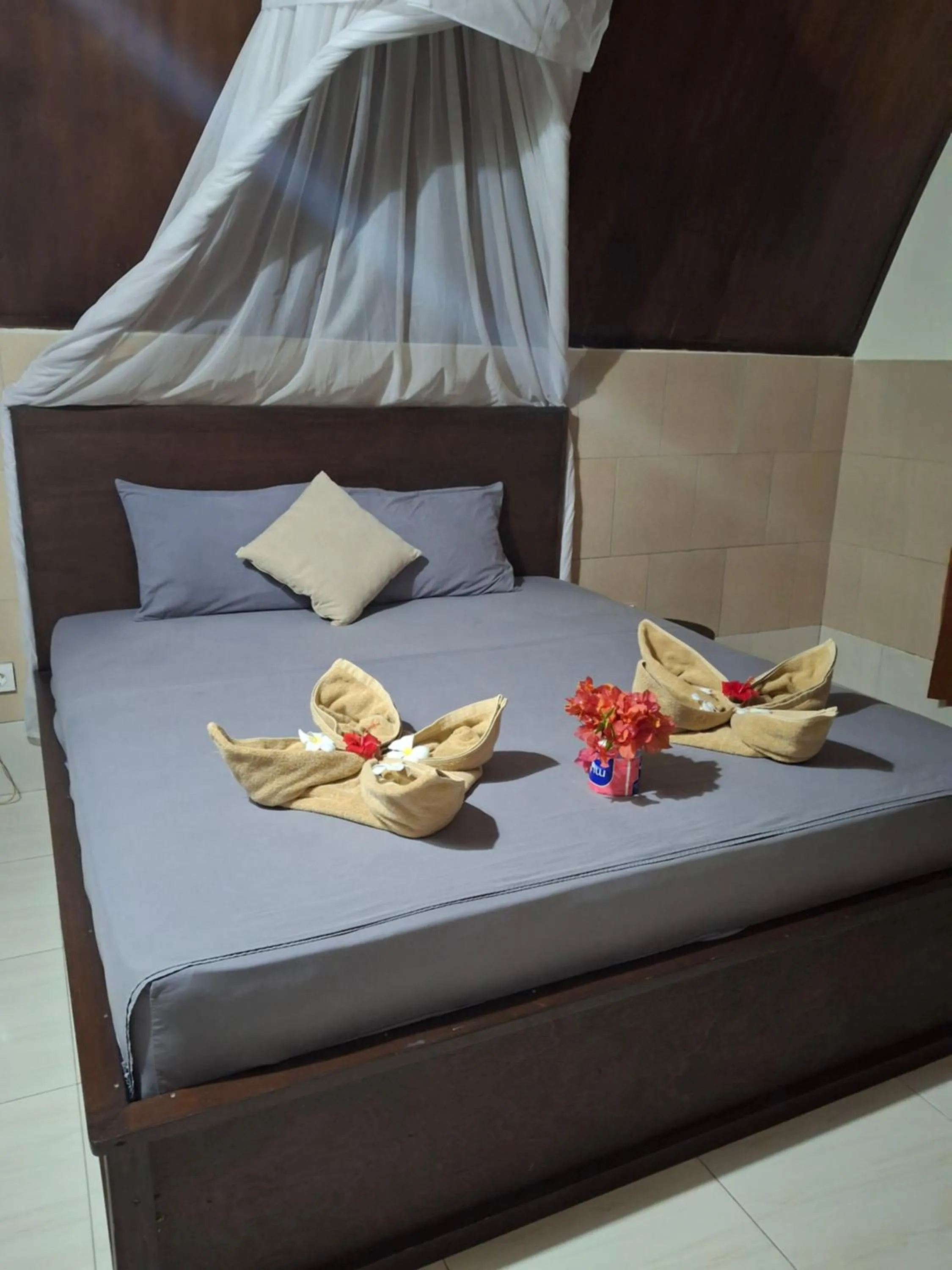 Bed in Cnunk Bungalow