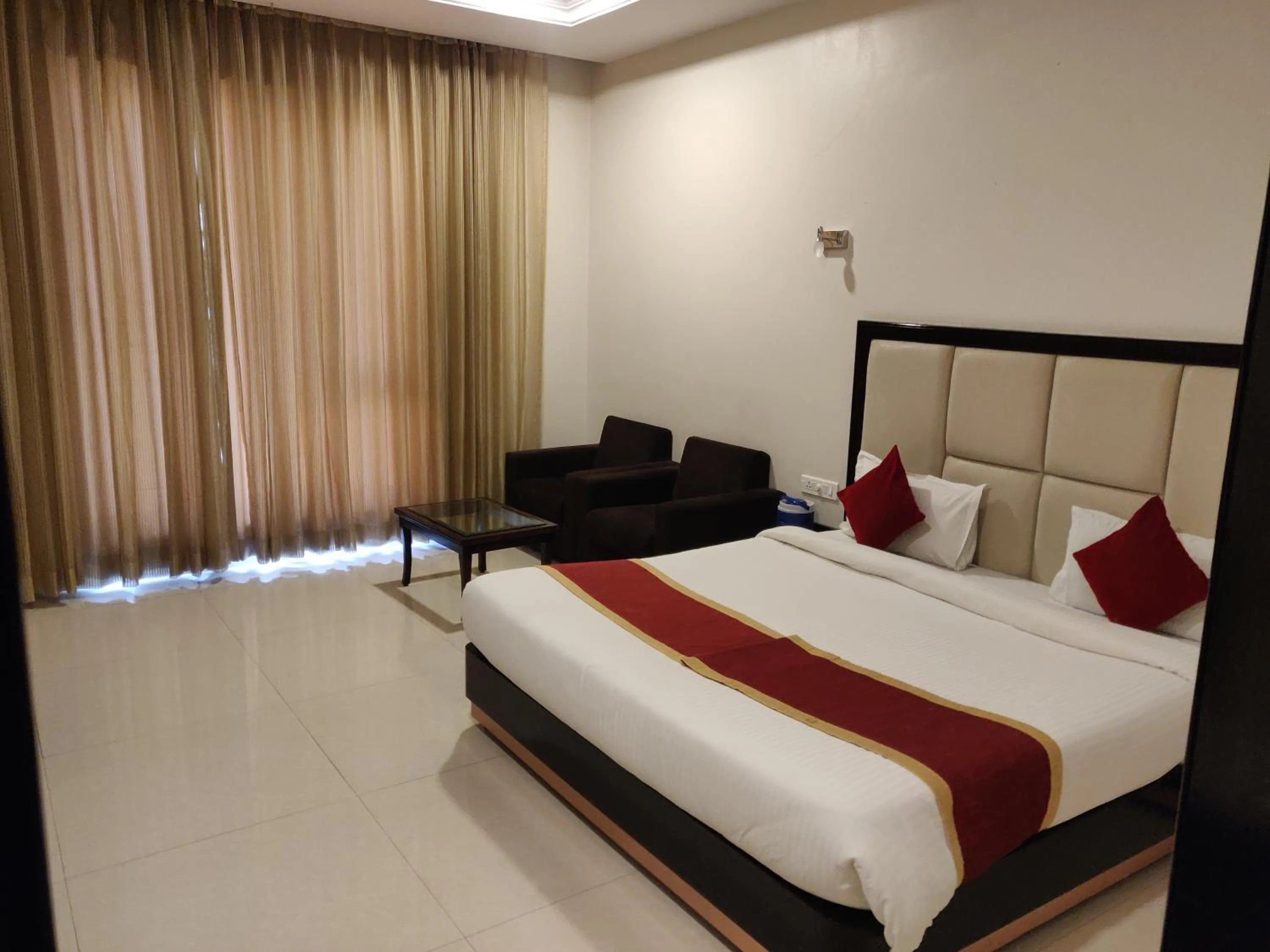 Bed in Chandra Grand