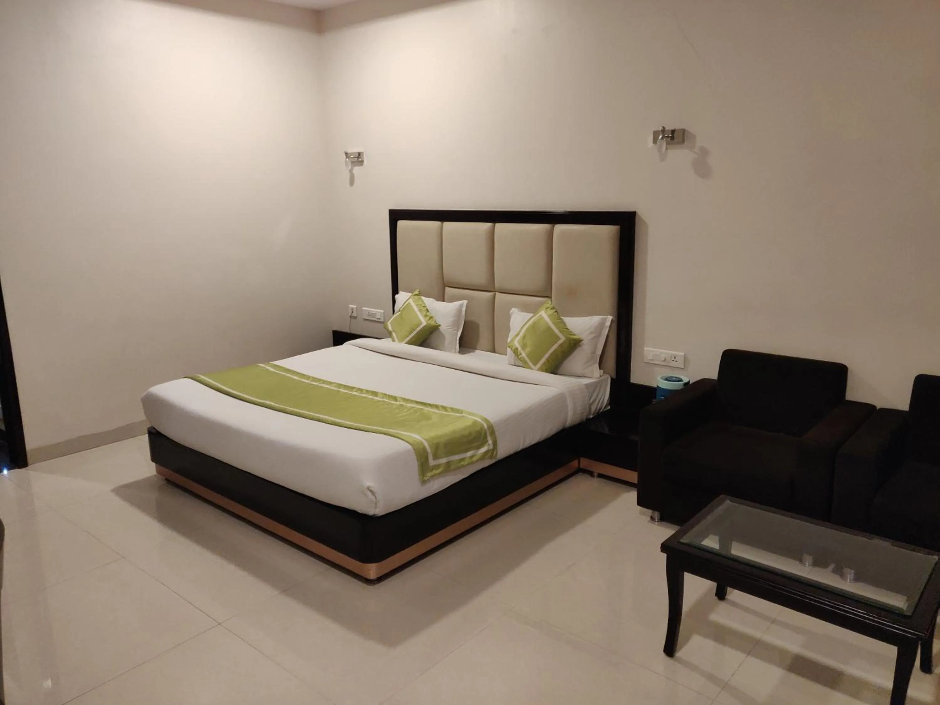 Bed in Chandra Grand