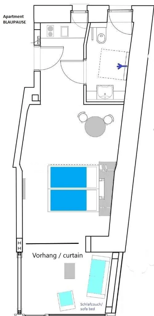 Photo of the whole room in 1463 Apartmenthaus