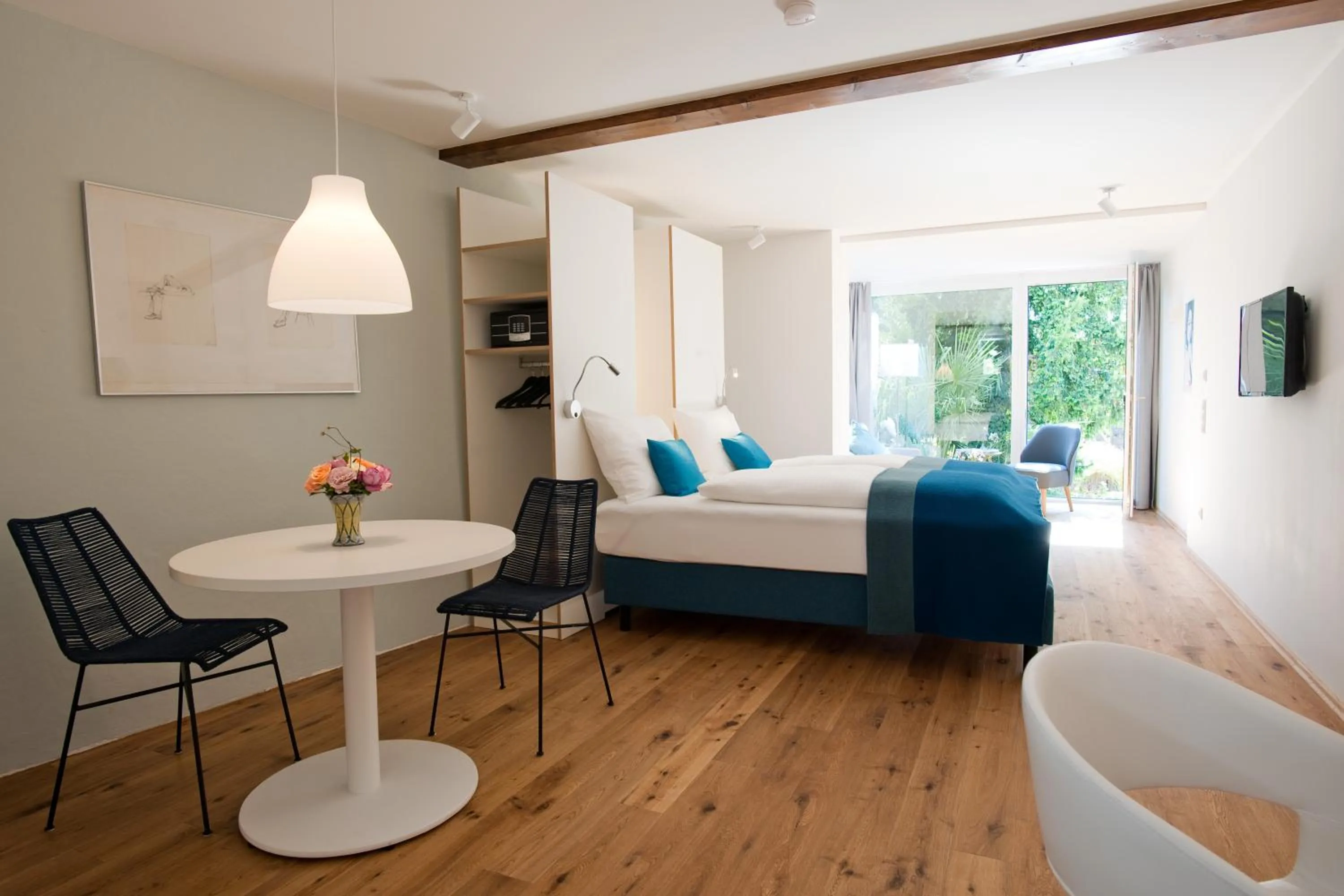 Photo of the whole room, Bed in 1463 Apartmenthaus