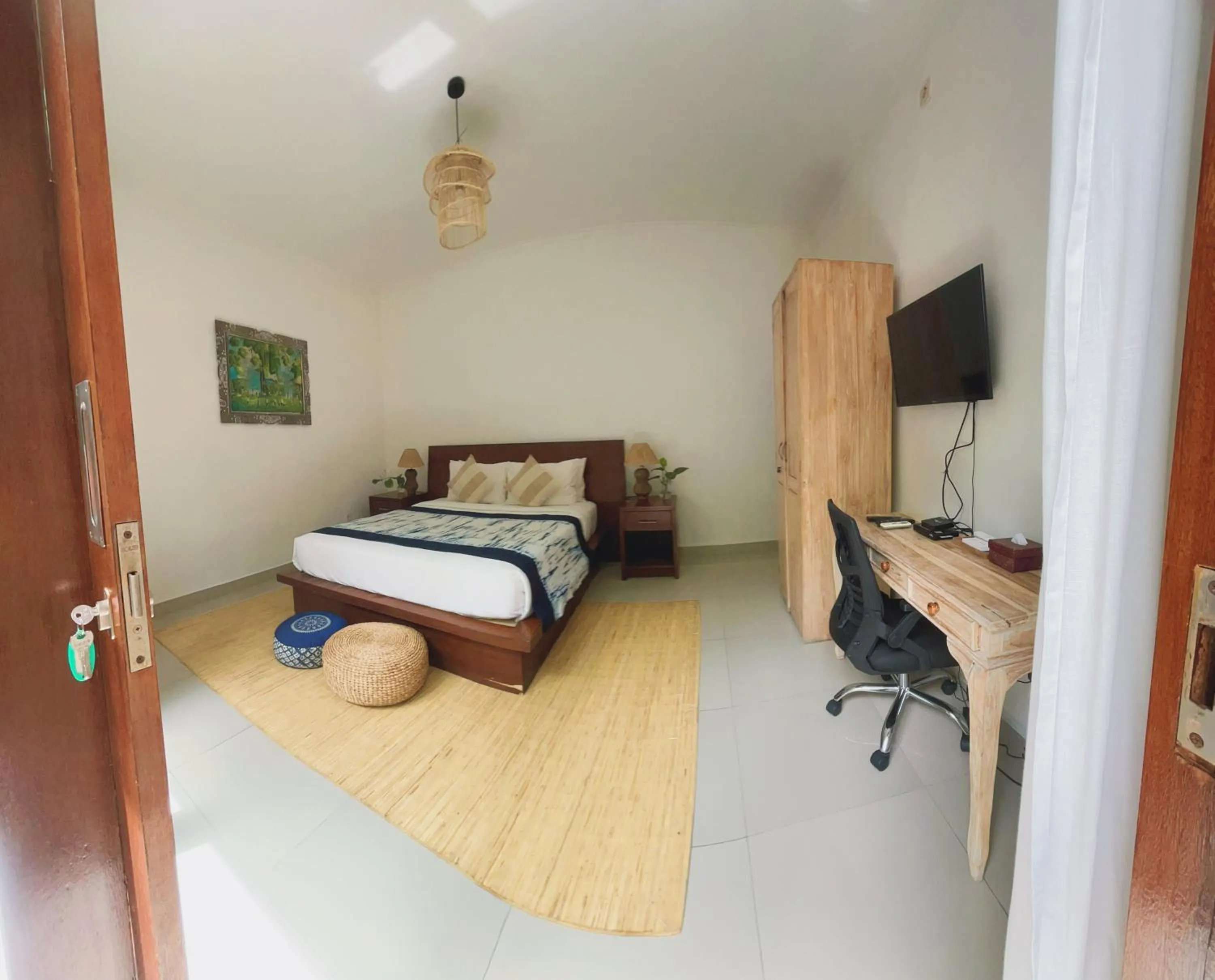 Bed in ThanTha Ubud Villa