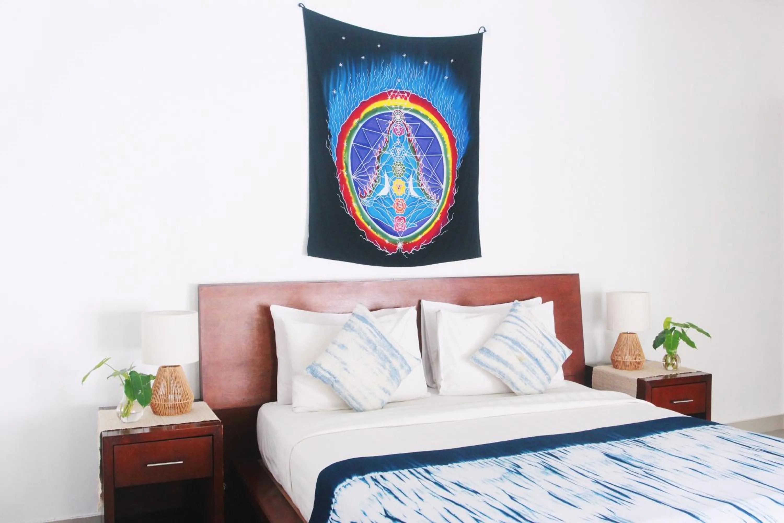 Bed in ThanTha Ubud Villa