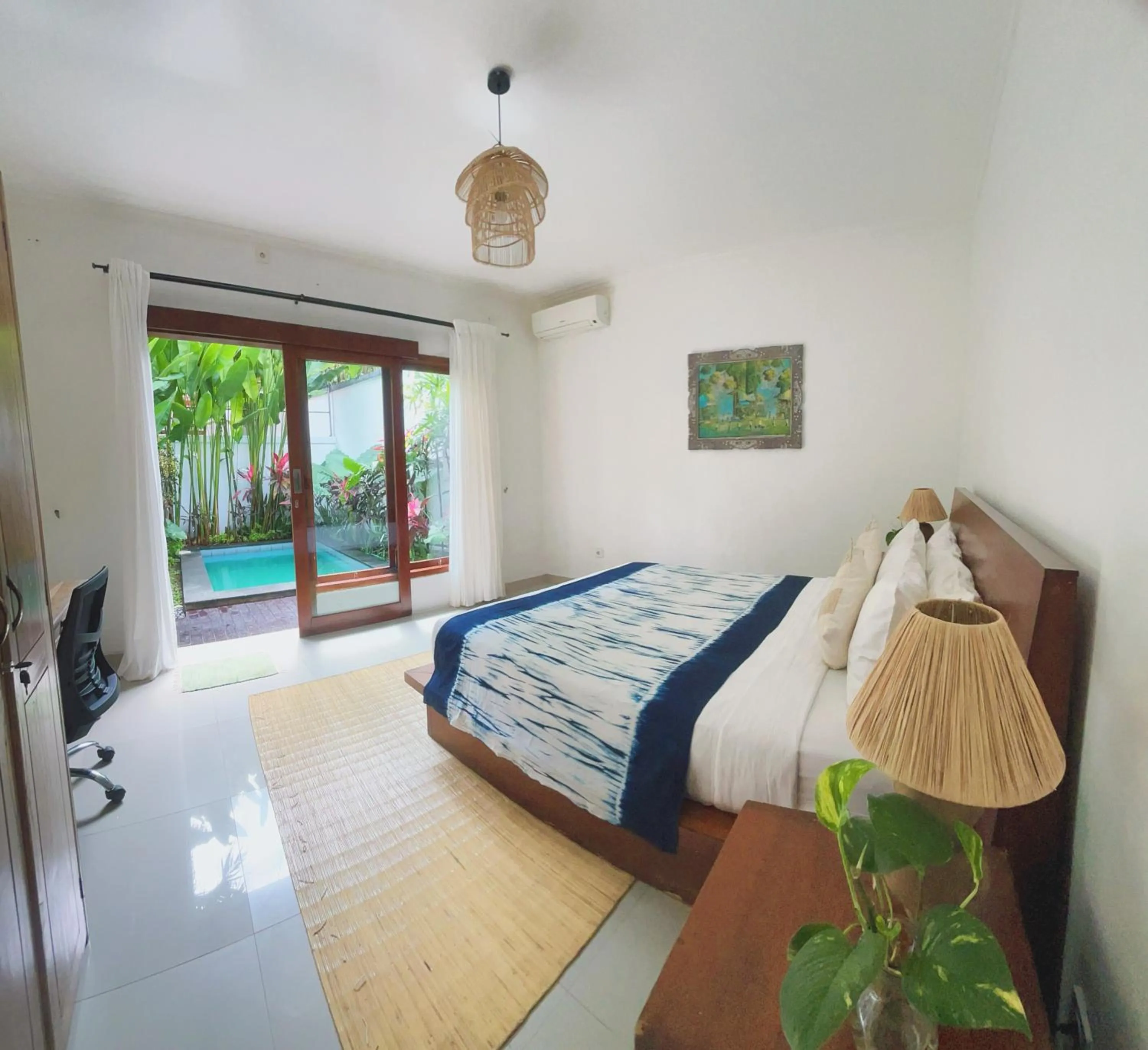 Bed in ThanTha Ubud Villa