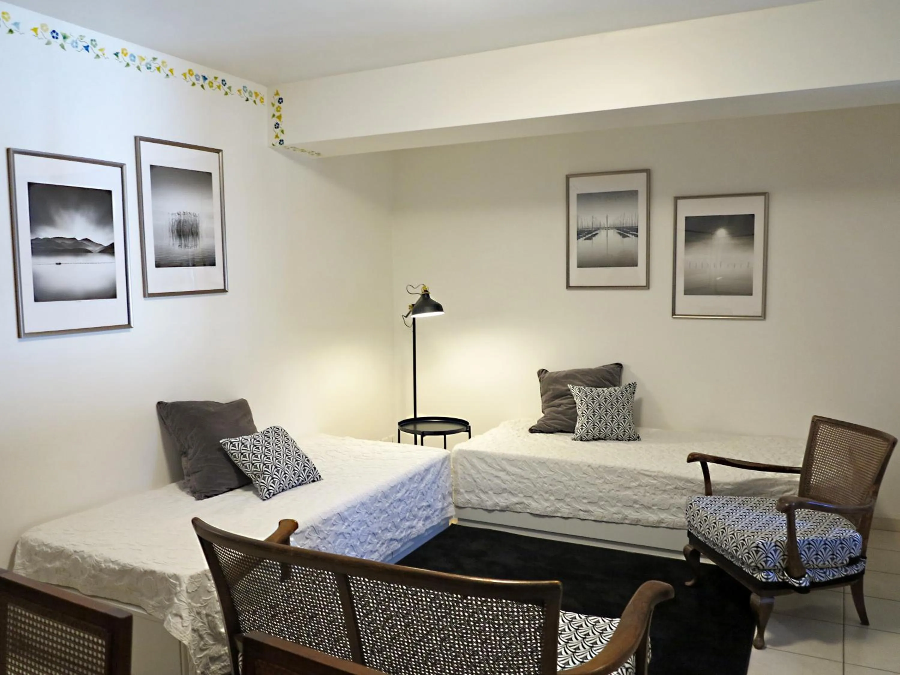 Living room, Bed in La Ferme de la Fosse Dionne