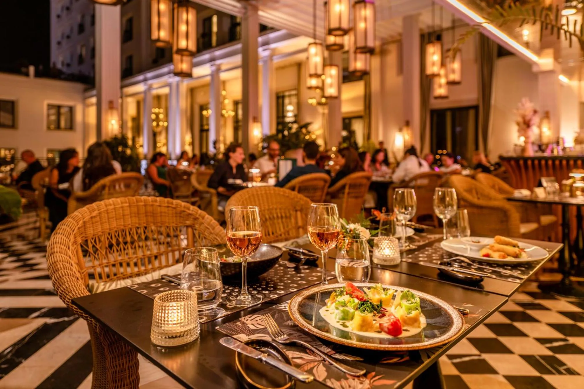 Patio in Le Casablanca Hotel