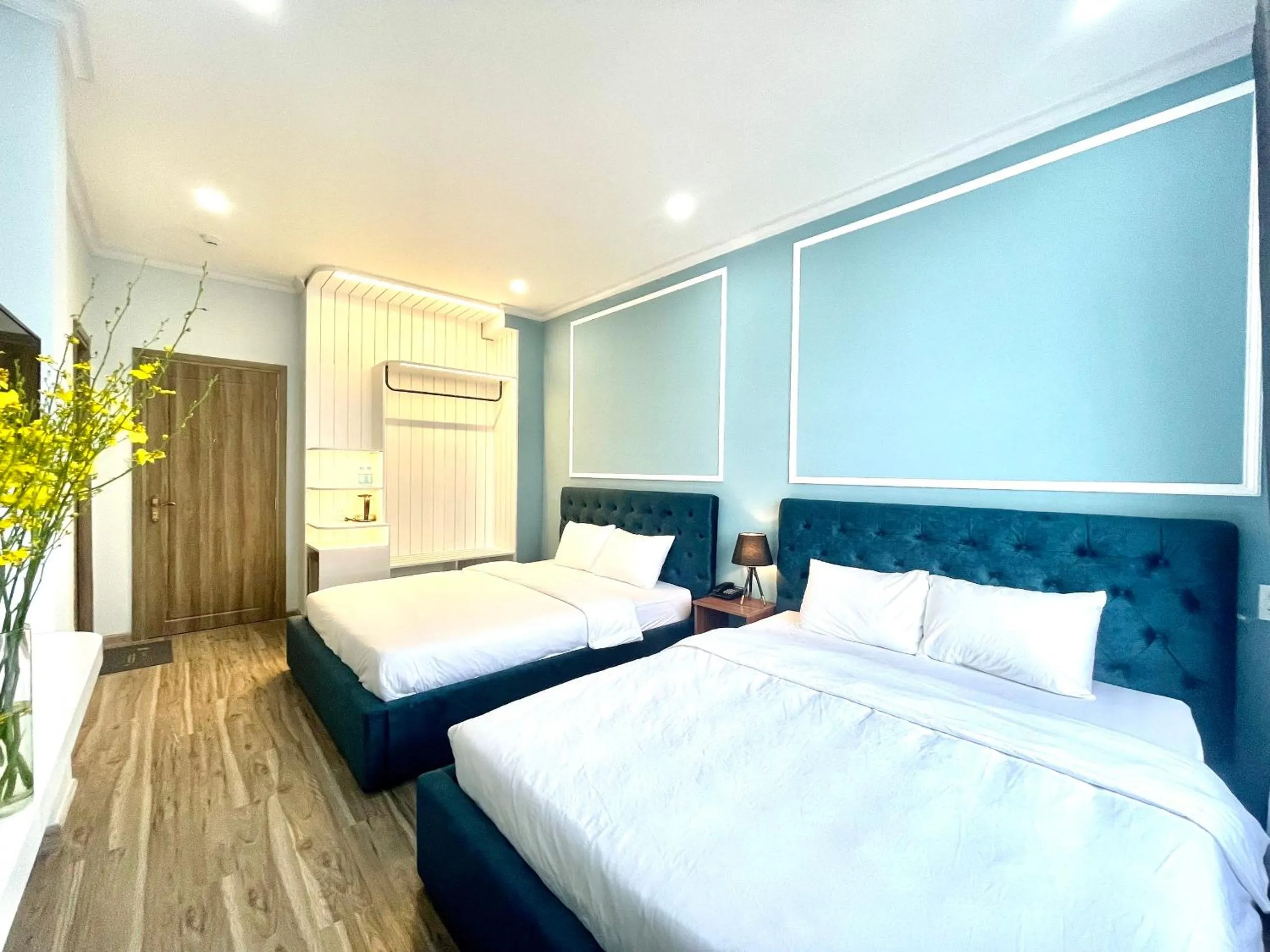 Bed in Phuong Vy Luxury Hotel
