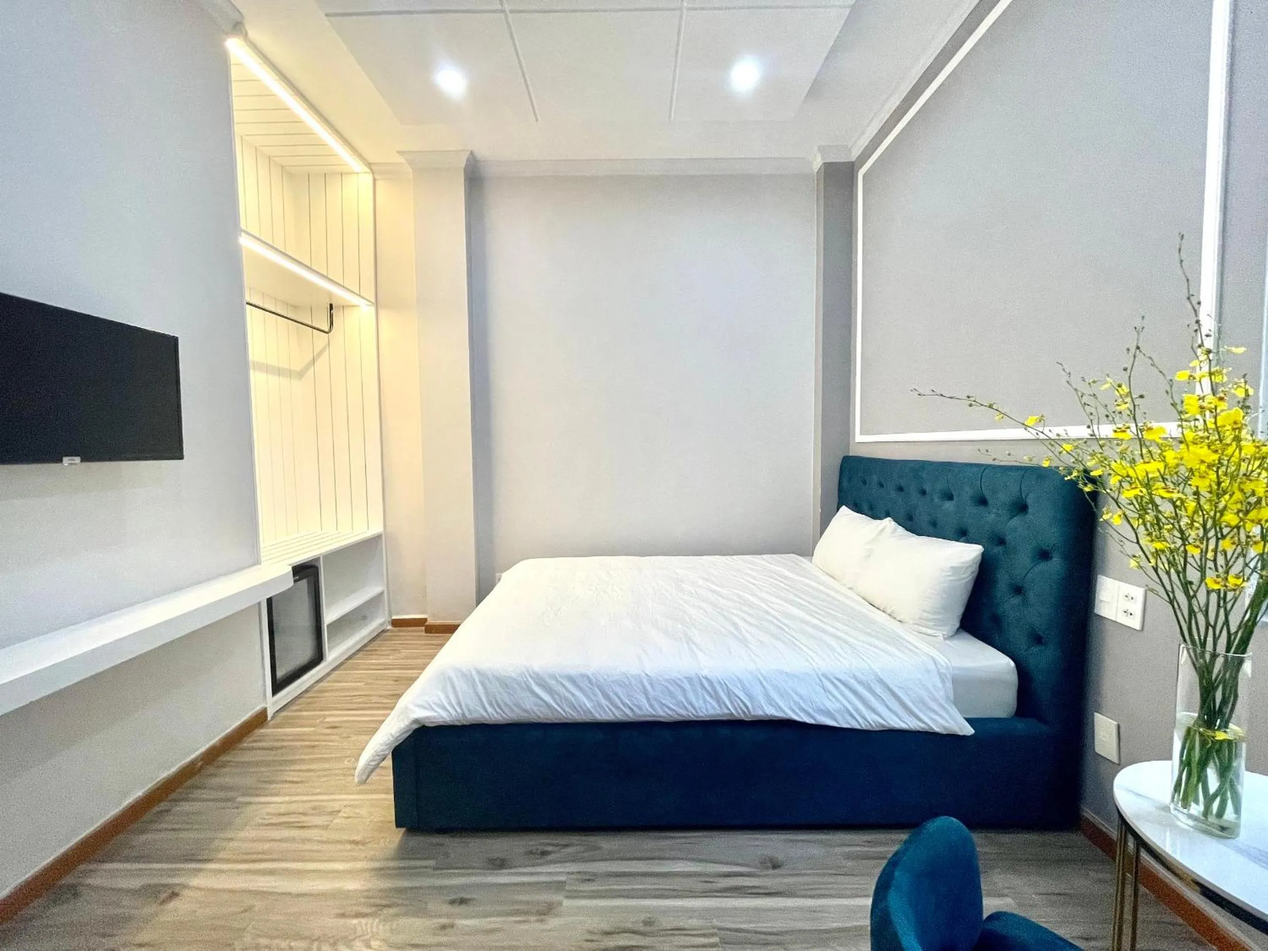 Bed in Phuong Vy Luxury Hotel