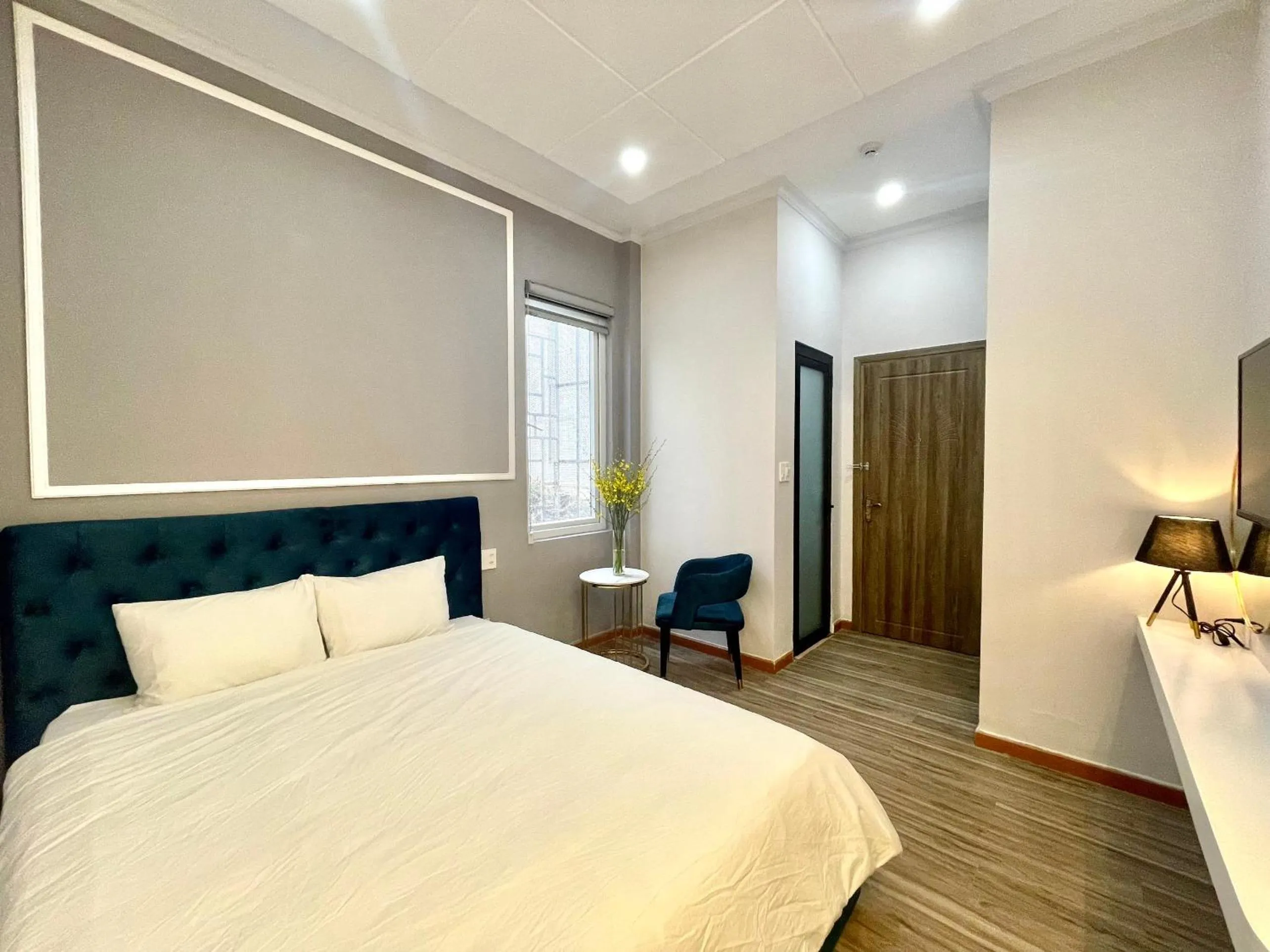 Bed in Phuong Vy Luxury Hotel