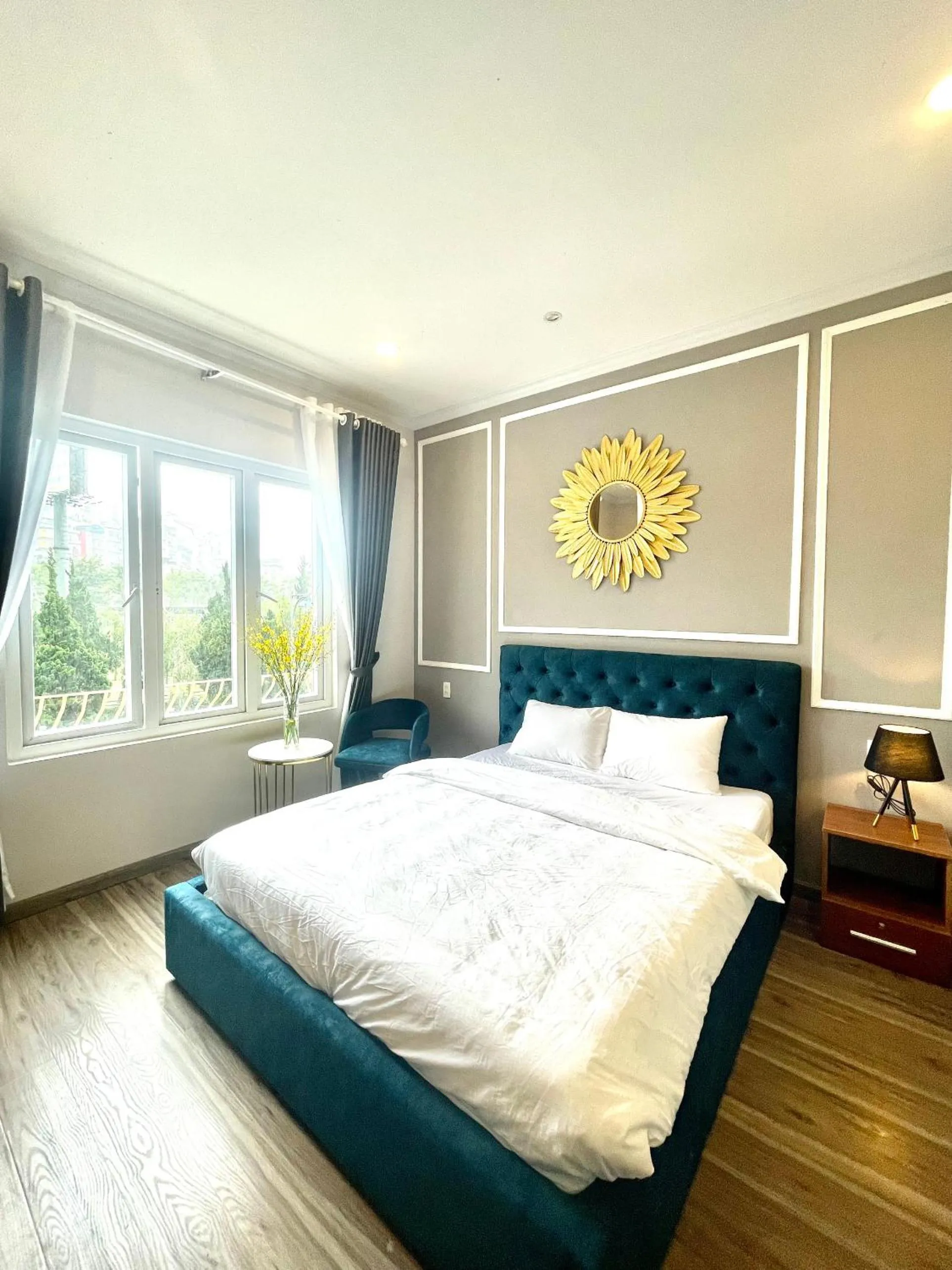 Bed in Phuong Vy Luxury Hotel