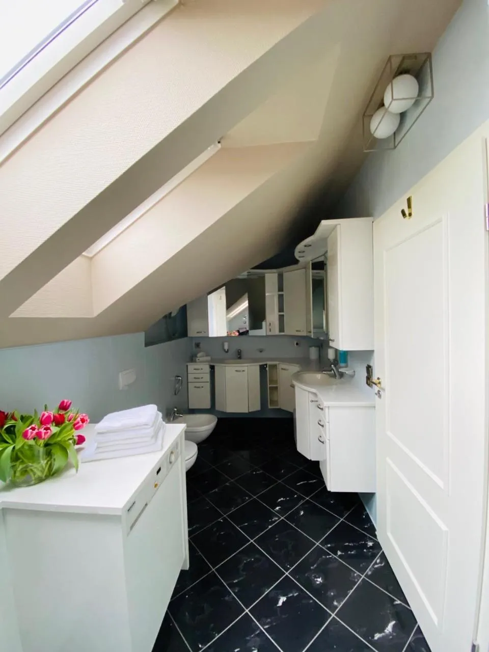 Bathroom in Ferienwohnung Carlotta in der Villa Seeblick