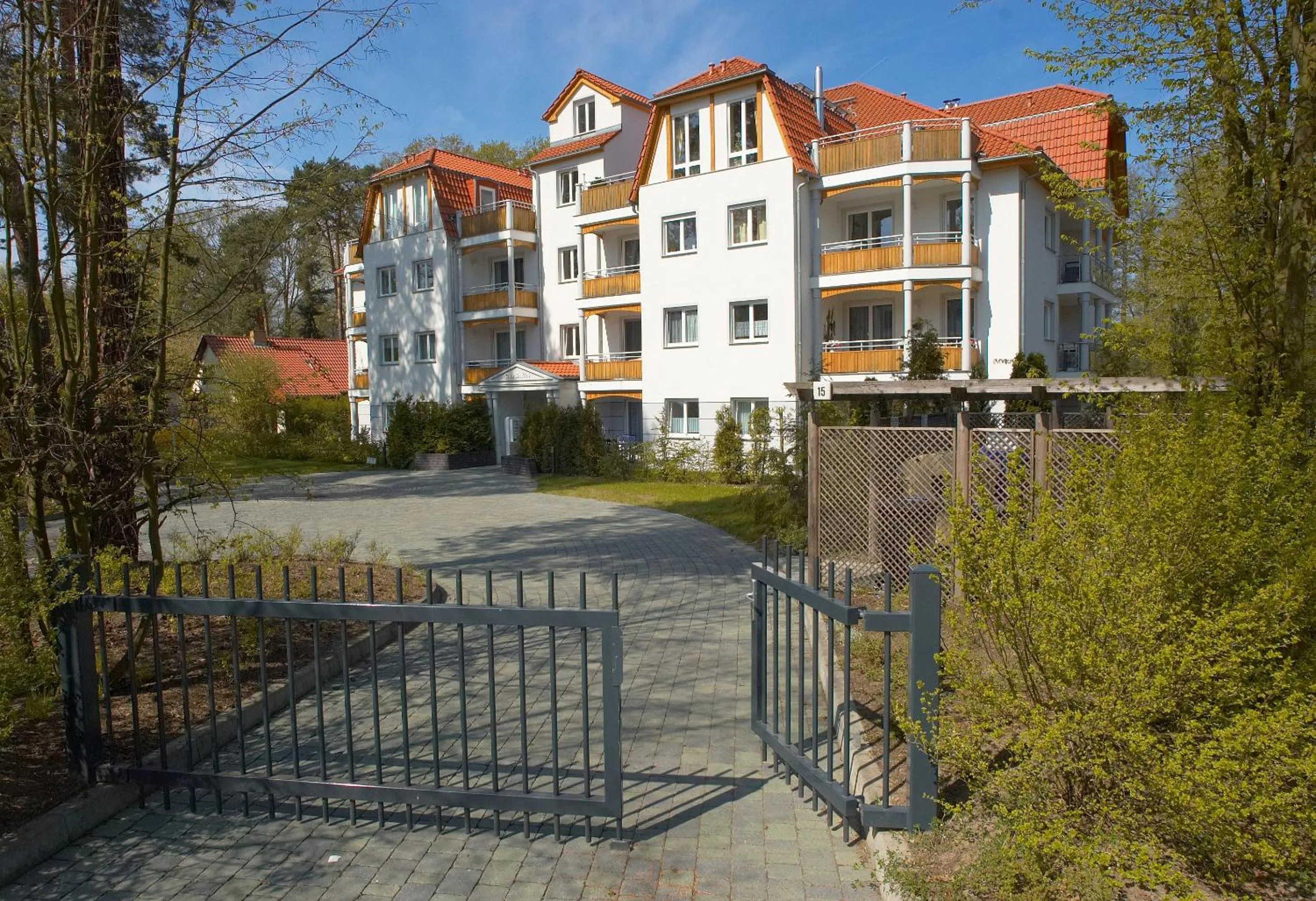 Facade/entrance in Ferienwohnung Carlotta in der Villa Seeblick