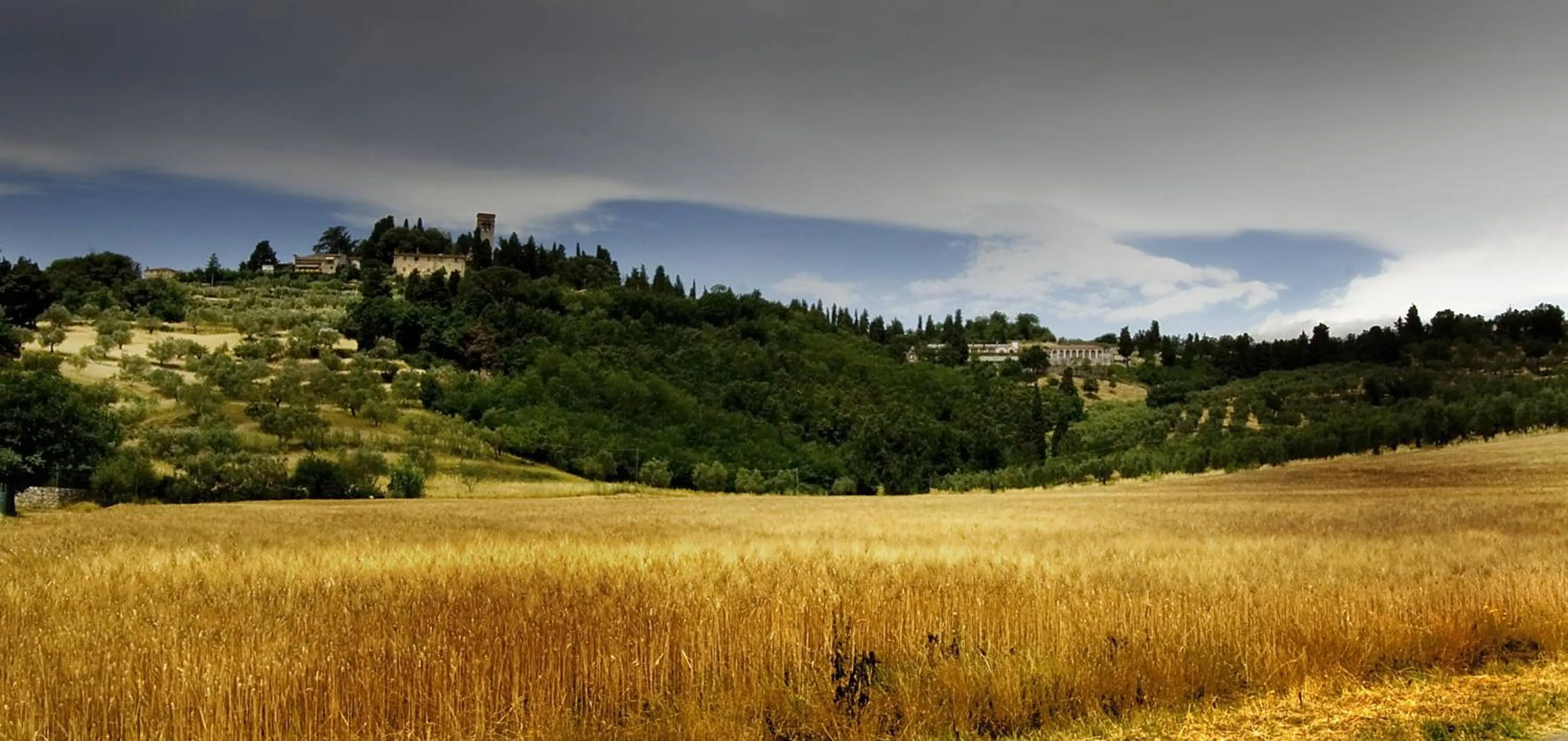 Natural landscape in Borgo della Rocca