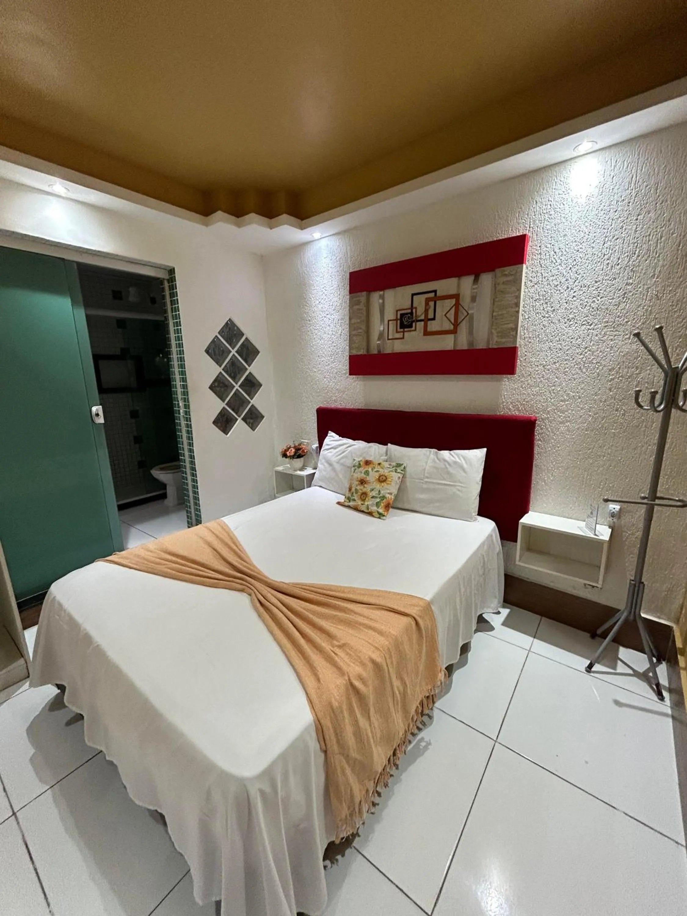 Bed in Pousada Caminho do Pontal